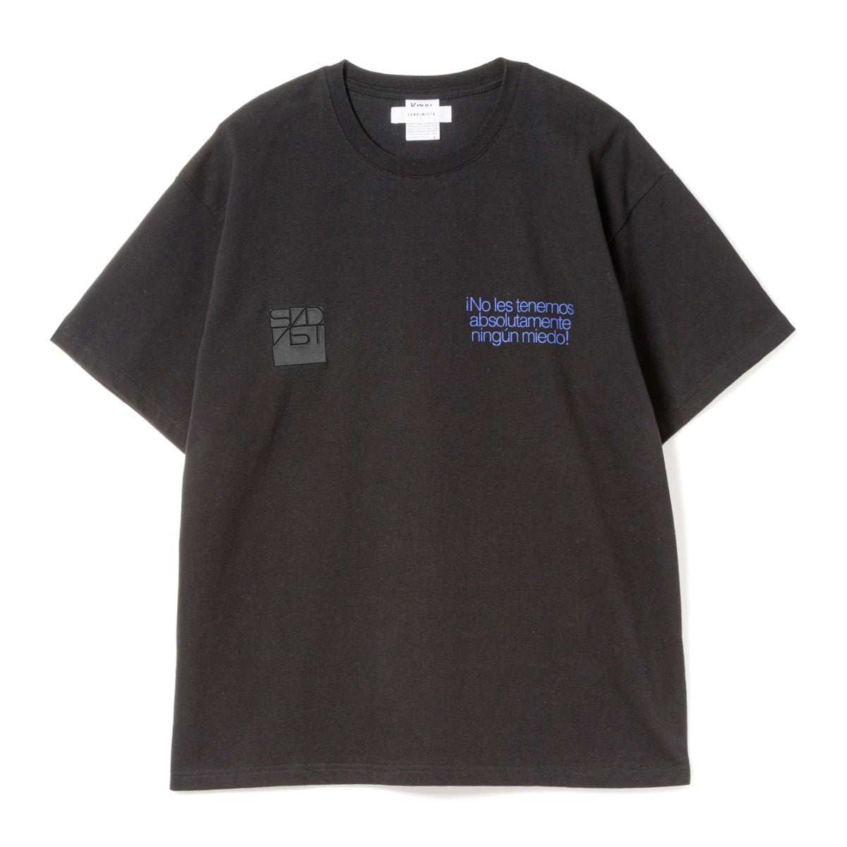 Sandinista Vintage 05 Graphic Tee サンディニスタ ヴィンテージ 05 グラフィック Tシャツ KN-T-012【メンズ 半袖Tシャツ 前面プリント 刺繍 天竺 ミドル丈 25SS】