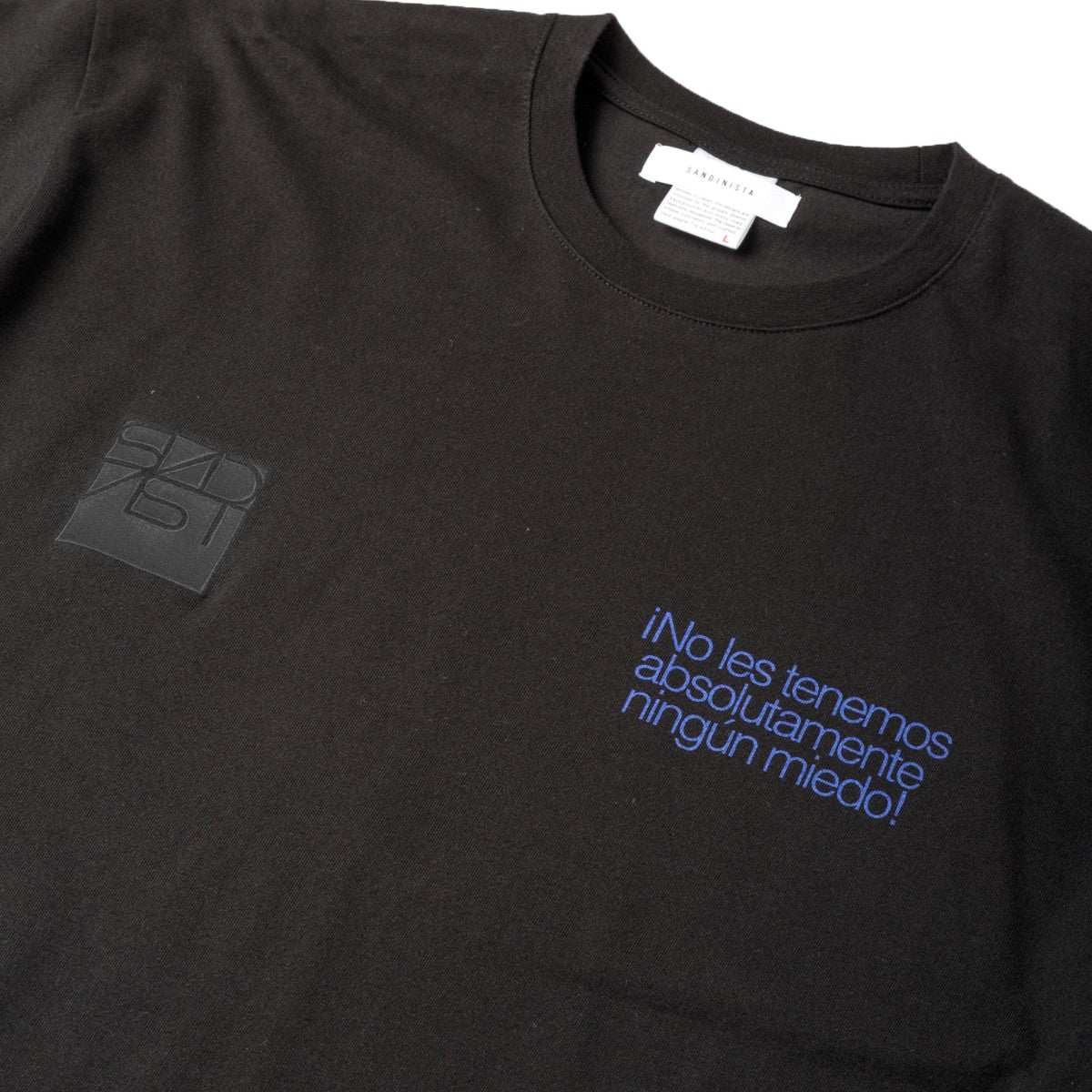 Sandinista Vintage 05 Graphic Tee サンディニスタ ヴィンテージ 05 グラフィック Tシャツ KN-T-012【メンズ 半袖Tシャツ 前面プリント 刺繍 天竺 ミドル丈 25SS】
