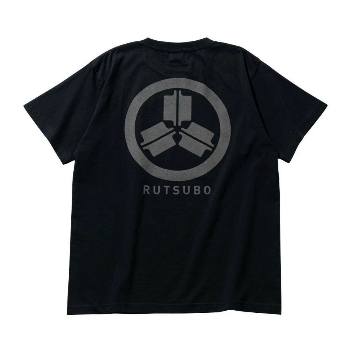 坩堝 REFLECT KAMON S/S T-Shirts RUTSUBO リフレクト 家紋 ショートスリーブ Tシャツ R25-KAMON-TS【メンズ 半袖Tシャツ リフレクター ワンポイント バックプリント グラフィック 25SS】