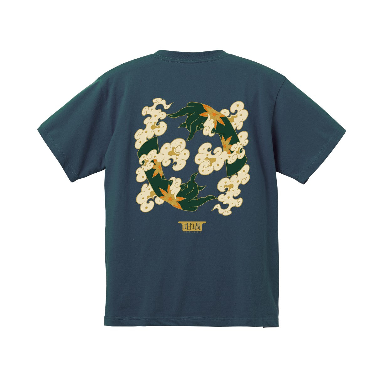 坩堝 八角天 S/S T-SHIRTS (RUTSUBO× 醪(LOW MOROMI) ) RUTSUBO 八角天 ショートスリーブ Tシャツ R25SU-Low-TS【メンズ 半袖Tシャツ 背面プリント グラフィック コラボ 25SS】