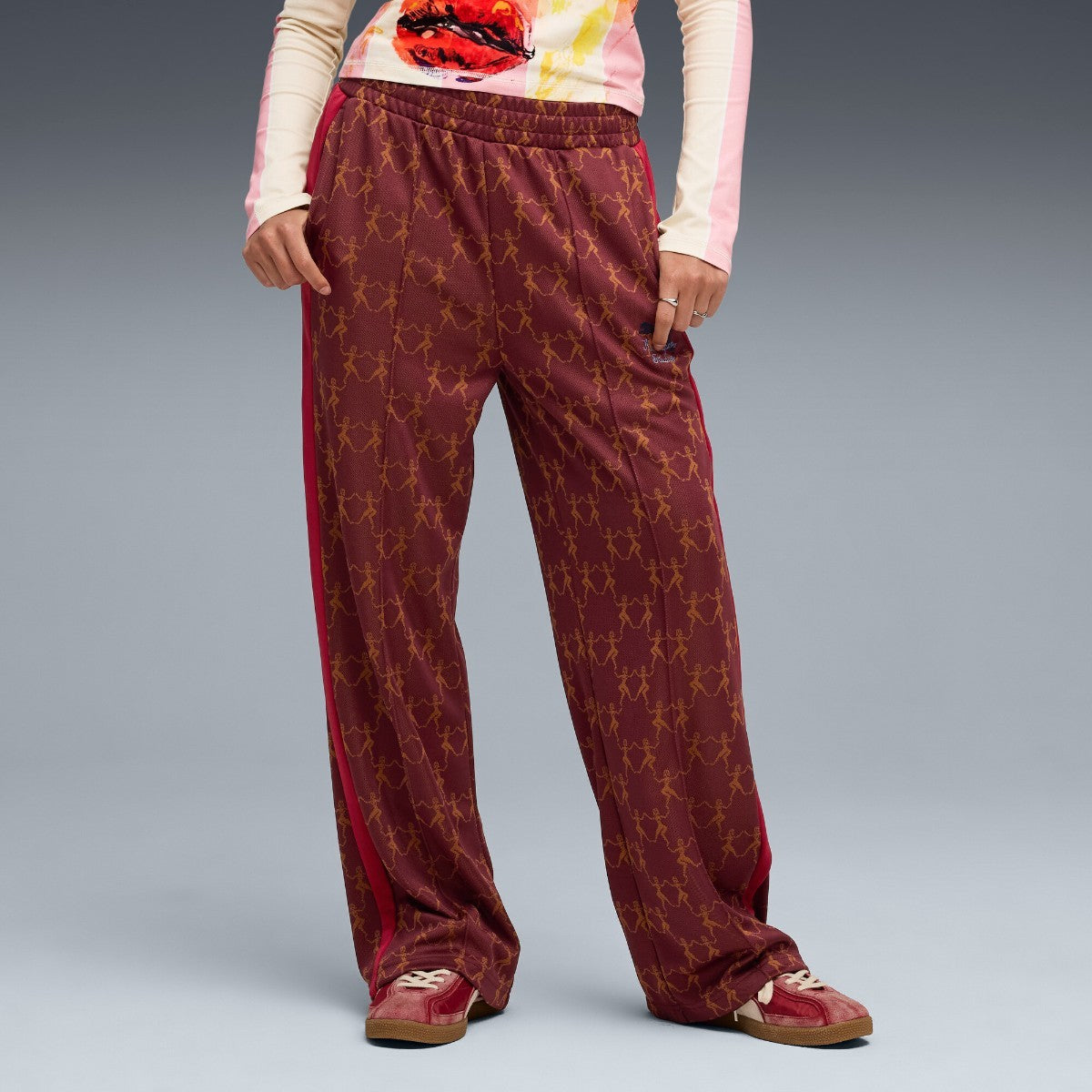 PUMA PUMA x KIDSUPER T7 PANTS プーマ プーマ x キッドスーパー T7 パンツ 632375【メンズ ボトムス パンツ リラックスシルエット ジャカード リサイクル素材 コラボ 25FW】