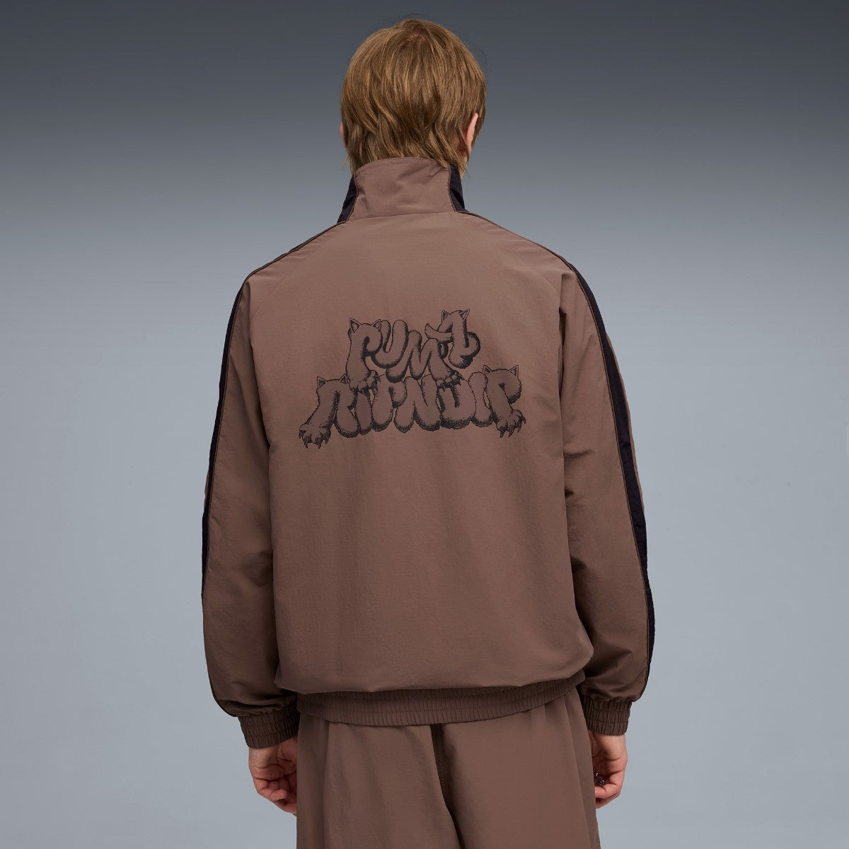 PUMA PUMA x RIPNDIP T7 OVERSIZED TRACK JACKET プーマ PUMA x RIPNDIP T7 オーバーサイズド トラック ジャケット 632418【メンズ トラックジャケット ジップアップ リサイクル素材 オーバーサイズ スポーツミックス コラボ 25FW】