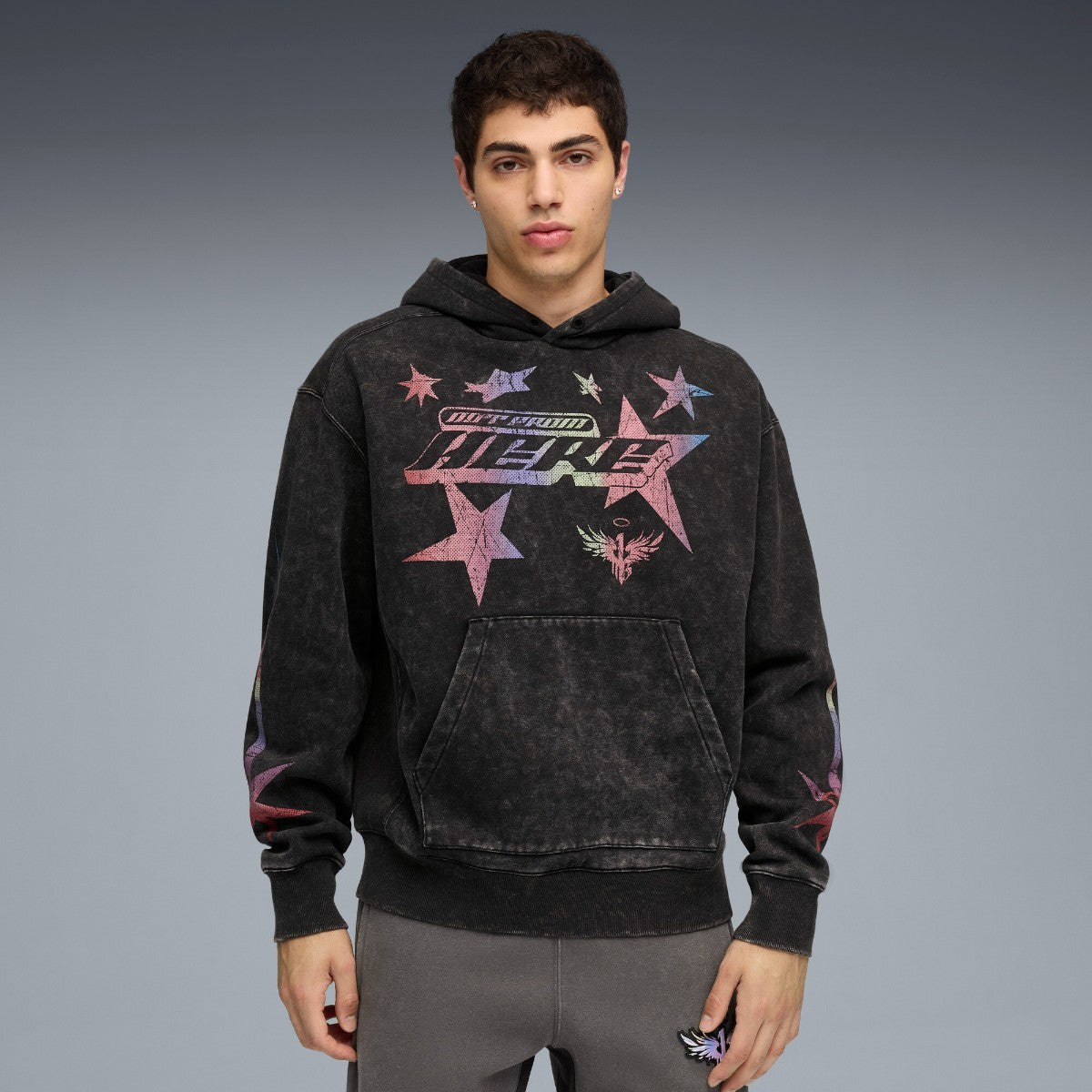 PUMA LAMELO STAR VISION HOODIE プーマ ラメロ スター ビジョン フーディー 632435【メンズ パーカー スウェット フリース リラックスフィット カジュアル 25FW】