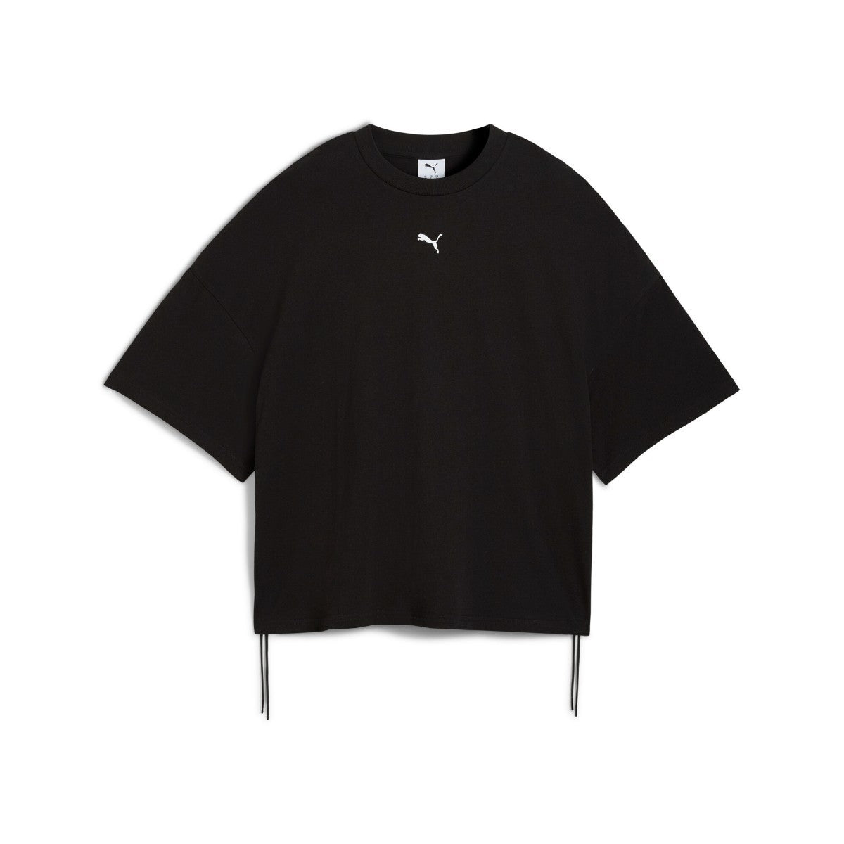 PUMA DARE TO OVERSIZED RUCHED TEE プーマ DARE TO オーバーサイズド ルーシュド Tシャツ 633968【レディース クルーネックTシャツ 半袖 オーバーサイズ カジュアル ジャージー素材 25FW】