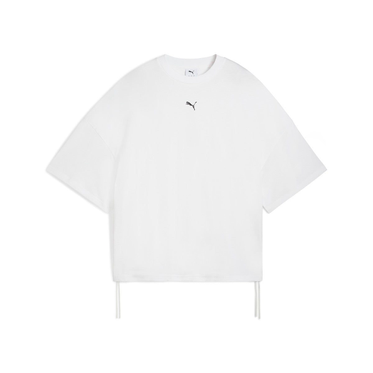 PUMA DARE TO OVERSIZED RUCHED TEE プーマ DARE TO オーバーサイズド ルーシュド Tシャツ 633968【レディース クルーネックTシャツ 半袖 オーバーサイズ カジュアル ジャージー素材 25FW】