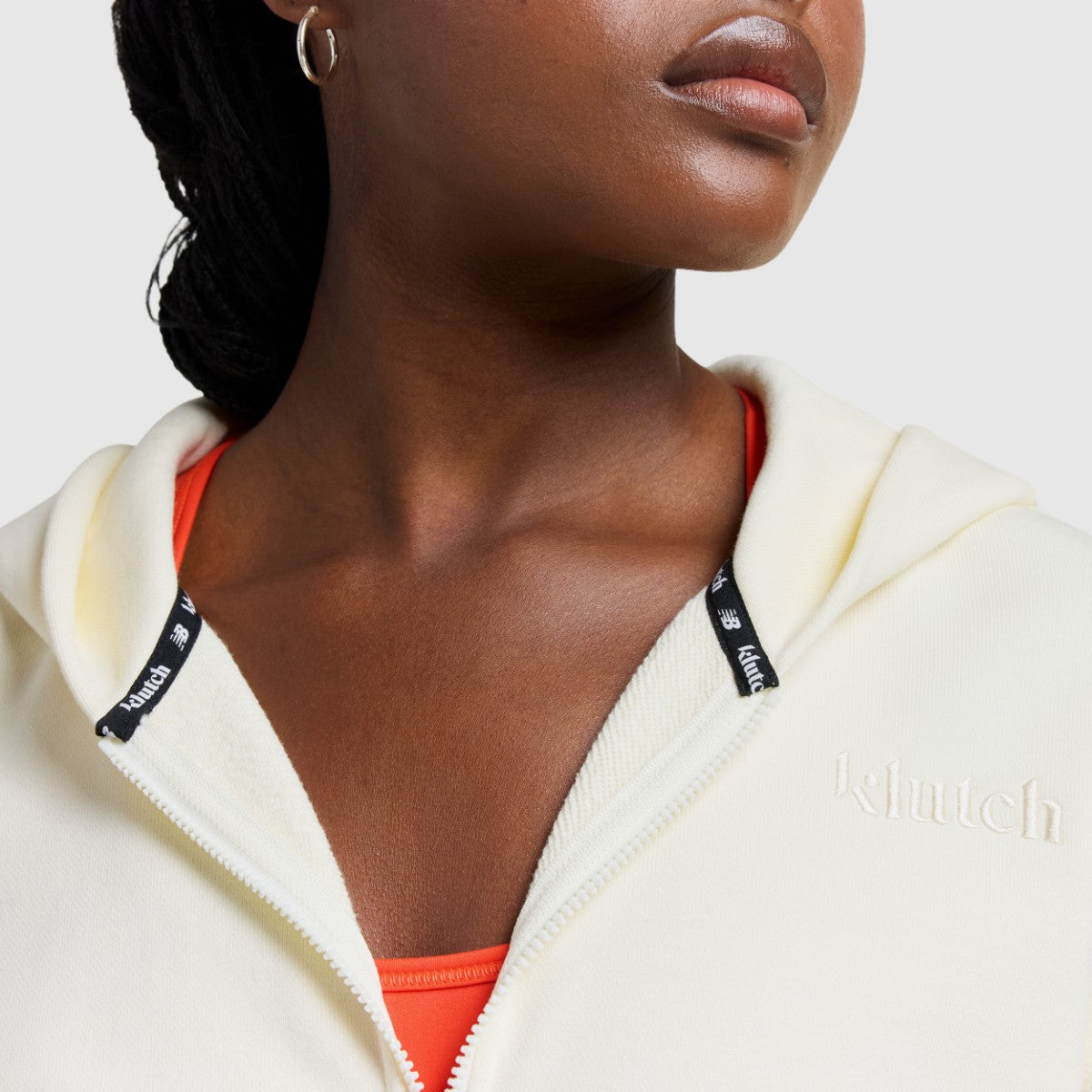 New Balance Klutch Women's Fleece Full Zip ニューバランス クラッチ フリース フルジップ WT53613【レディース フリース フルジップ フーディ カジュアル リラックスフィット デイリー 快適 25FW】