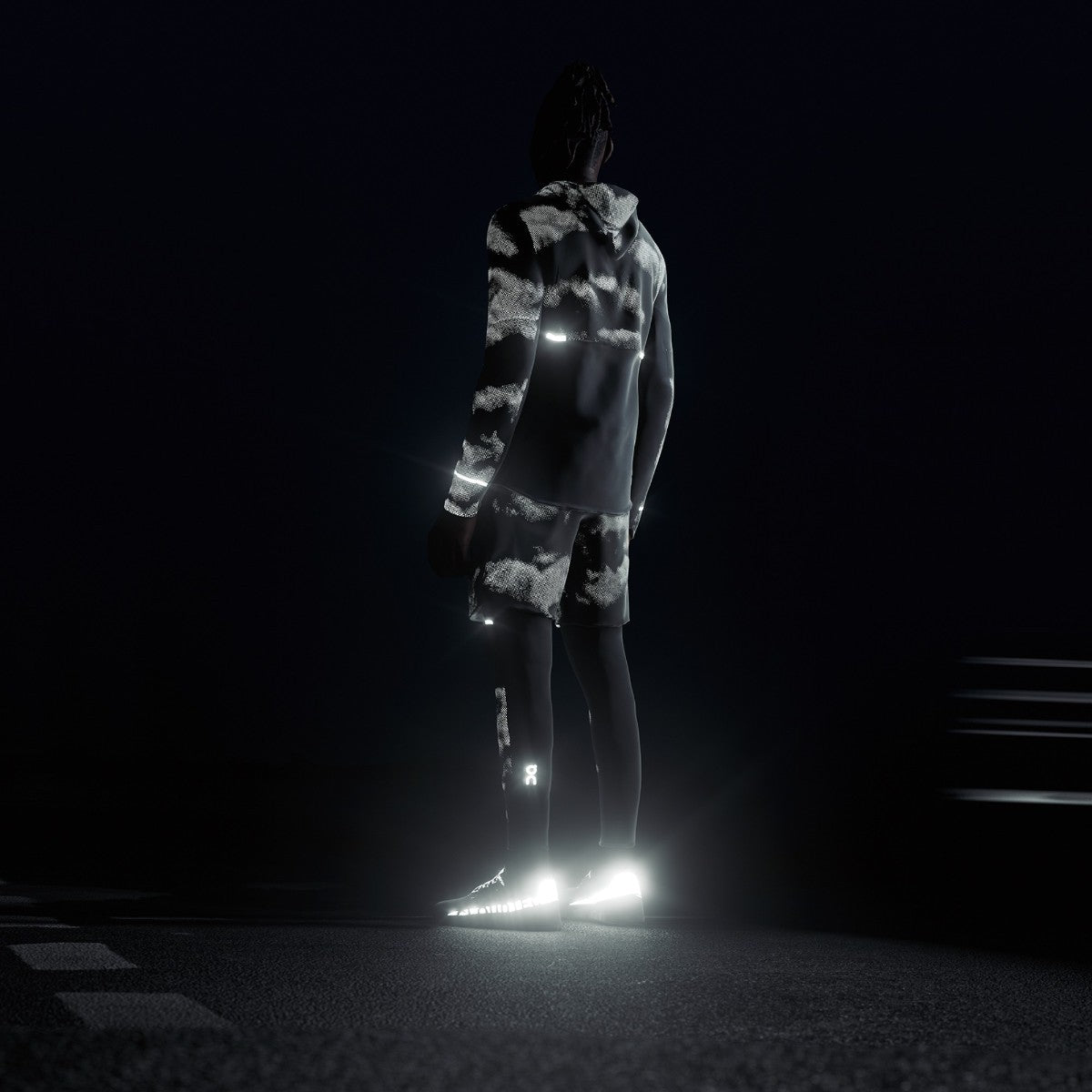 On Cloudmonster Lumos オン クラウドモンスター ルモス 62-98394【メンズ スニーカー ランニングシューズ クッション 反射素材 リフレクター 25FW】