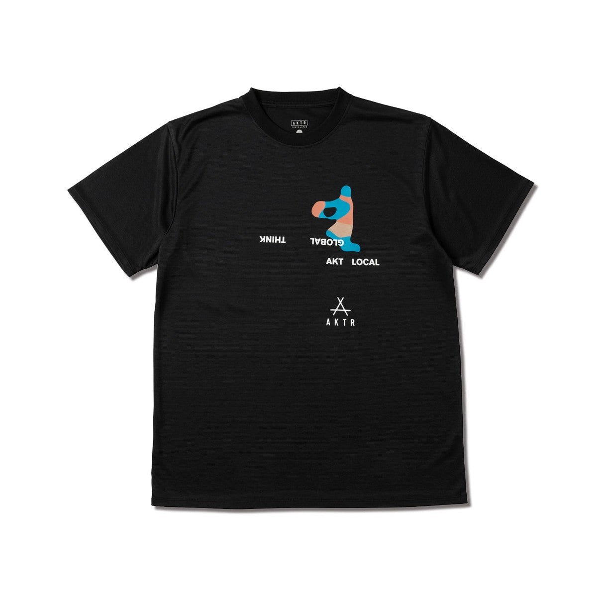 AKTR FREE MOTION SPORTS TEE アクター フリー モーション スポーツ Tシャツ 225-001005【メンズ 半袖Tシャツ スポーツウェア グラフィック 25FW】