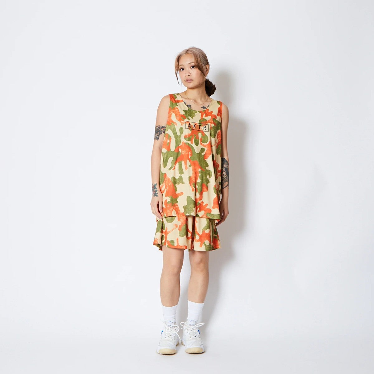 AKTR PLAY CAMO 6.5-INCH SHORTS NV アクター プレイ カモ 6.5インチ ショーツ NV 225-013002【メンズ ハーフパンツ ショーツ カモフラージュ 総柄 25FW】