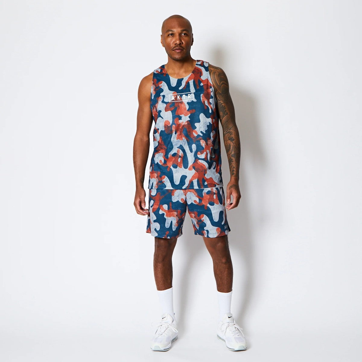 AKTR PLAY CAMO 6.5-INCH SHORTS NV アクター プレイ カモ 6.5インチ ショーツ NV 225-013002【メンズ ハーフパンツ ショーツ カモフラージュ 総柄 25FW】