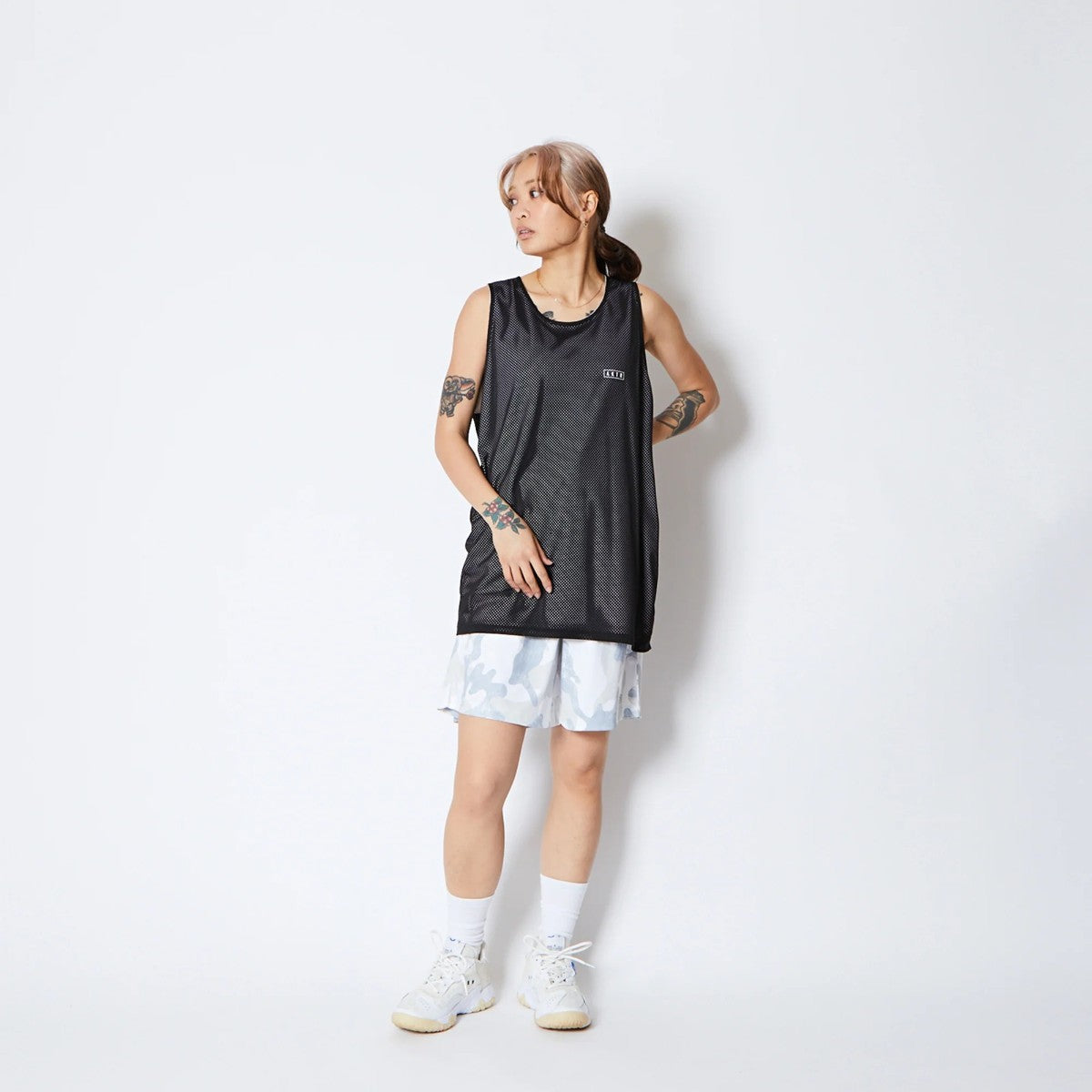 AKTR PLAY CAMO 6.5-INCH SHORTS NV アクター プレイ カモ 6.5インチ ショーツ NV 225-013002【メンズ ハーフパンツ ショーツ カモフラージュ 総柄 25FW】