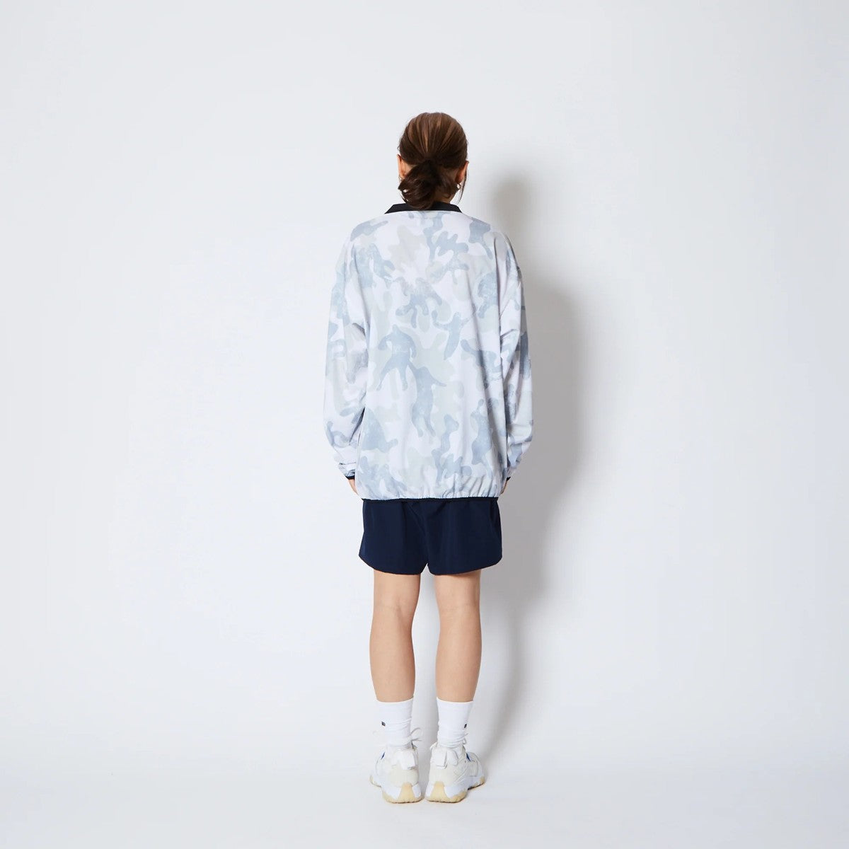 AKTR PLAY CAMO PULLOVER SHTG SHIRTS アクター プレイ カモ プルオーバー シューティング シャツ 225-021010【メンズ 長袖 シャツ カットソー カモフラージュ バスケットボール 吸汗速乾 25FW】