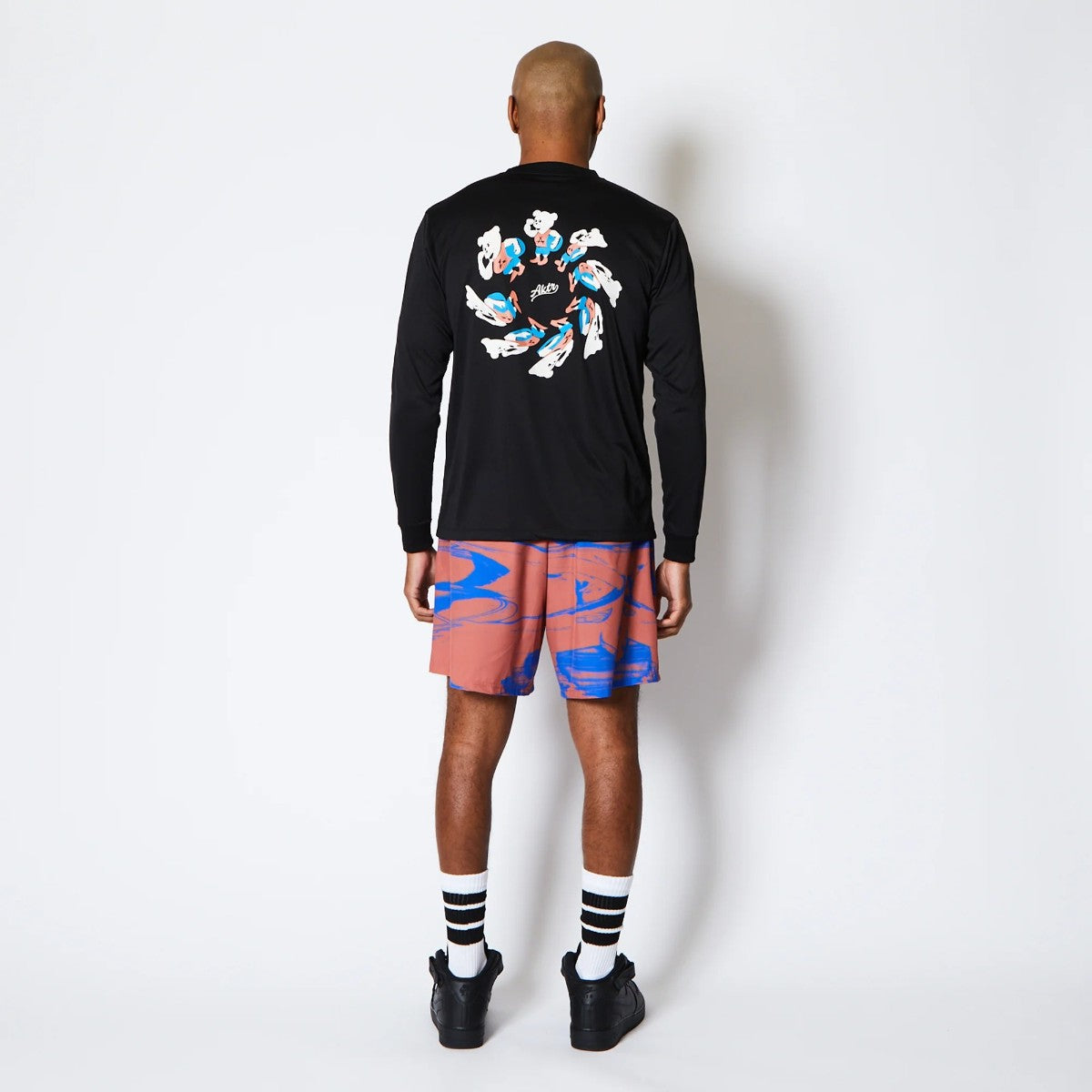 AKTR TORSION NICK L/S SPORTS TEE アクター トーション ニック ロングスリーブ スポーツ Tシャツ 225-022005【メンズ Tシャツ スポーツ 長袖 グラフィック トレーニング 25FW】