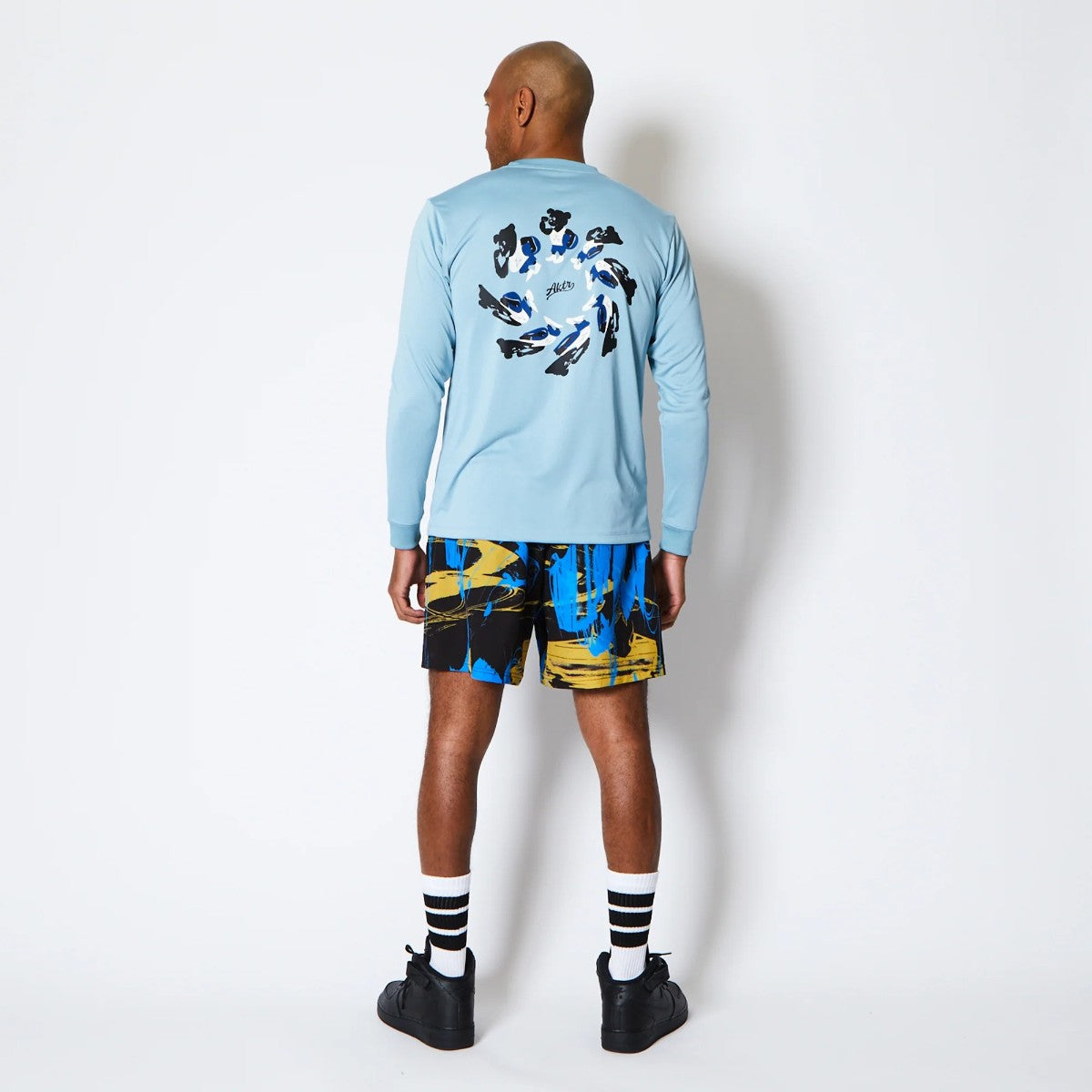 AKTR TORSION NICK L/S SPORTS TEE アクター トーション ニック ロングスリーブ スポーツ Tシャツ 225-022005【メンズ Tシャツ スポーツ 長袖 グラフィック トレーニング 25FW】