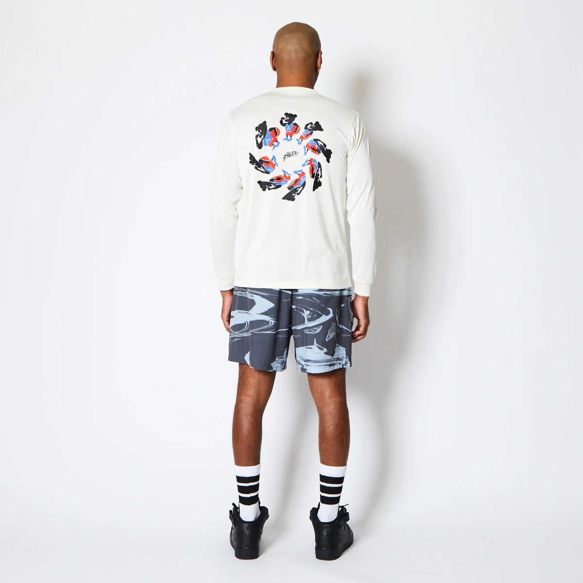AKTR TORSION NICK L/S SPORTS TEE アクター トーション ニック ロングスリーブ スポーツ Tシャツ 225-022005【メンズ Tシャツ スポーツ 長袖 グラフィック トレーニング 25FW】