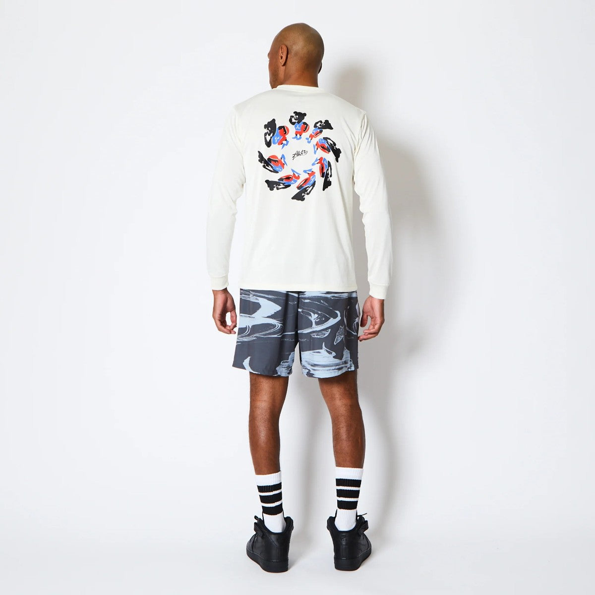 AKTR TORSION NICK L/S SPORTS TEE アクター トーション ニック ロングスリーブ スポーツ Tシャツ 225-022005【メンズ Tシャツ スポーツ 長袖 グラフィック トレーニング 25FW】
