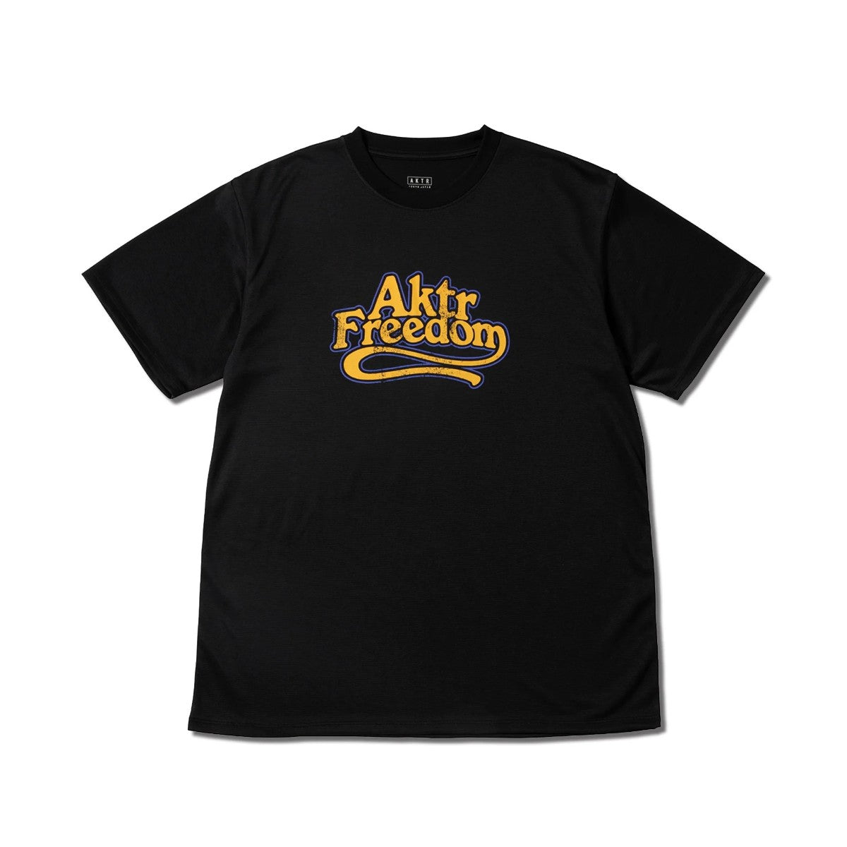 AKTR FREEDOM LOGO SPORTS TEE アクター フリーダム ロゴ スポーツティー 225-028005【メンズ 半袖Tシャツ グラフィック ロゴ フロントプリント 25FW】