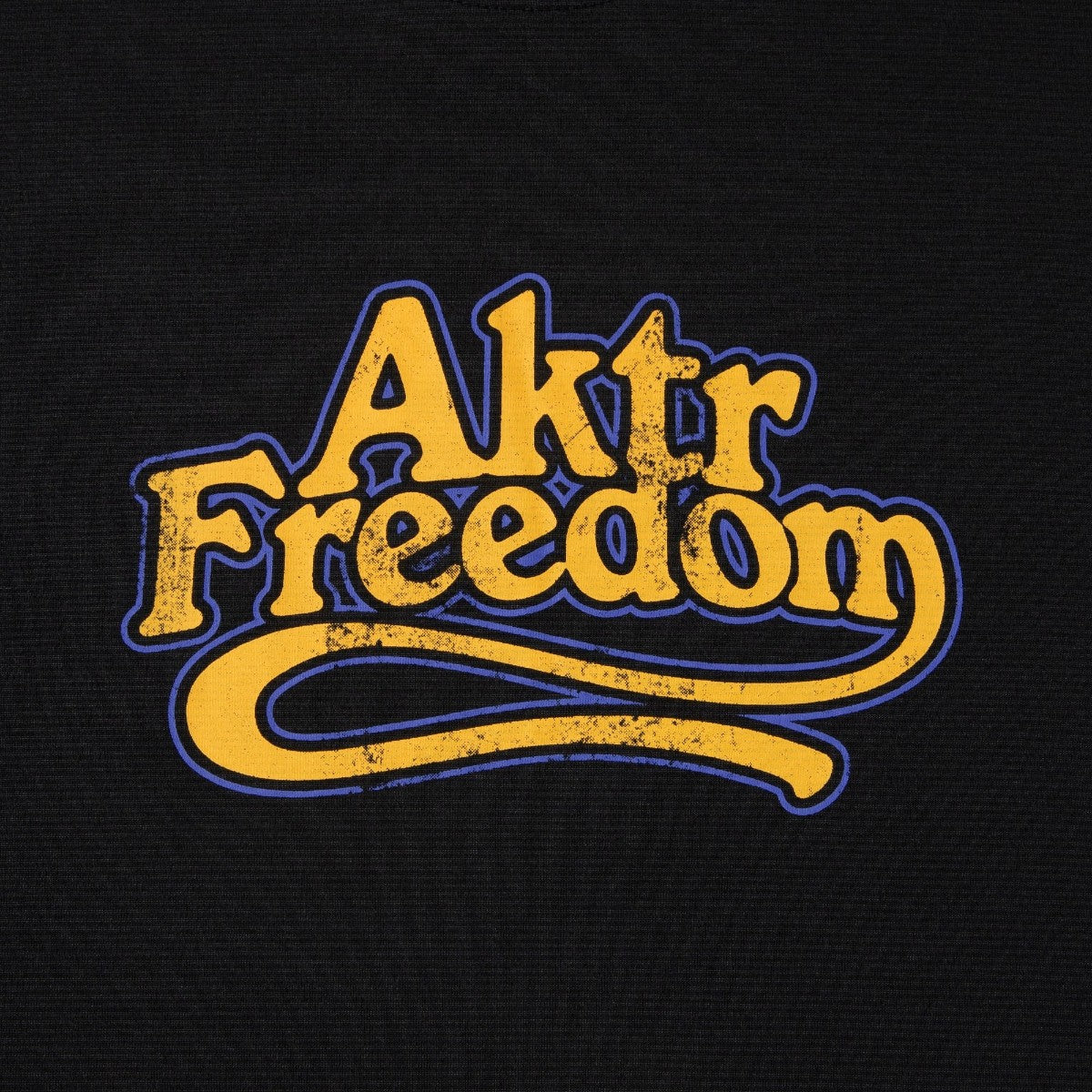 AKTR FREEDOM LOGO SPORTS TEE アクター フリーダム ロゴ スポーツティー 225-028005【メンズ 半袖Tシャツ グラフィック ロゴ フロントプリント 25FW】