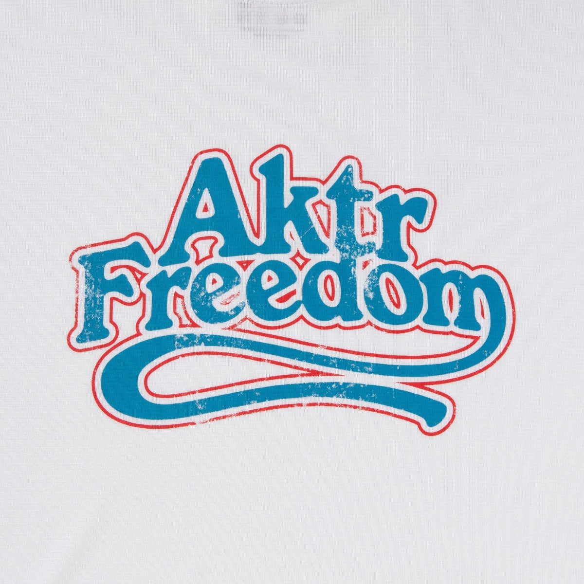 AKTR FREEDOM LOGO SPORTS TEE アクター フリーダム ロゴ スポーツティー 225-028005【メンズ 半袖Tシャツ グラフィック ロゴ フロントプリント 25FW】