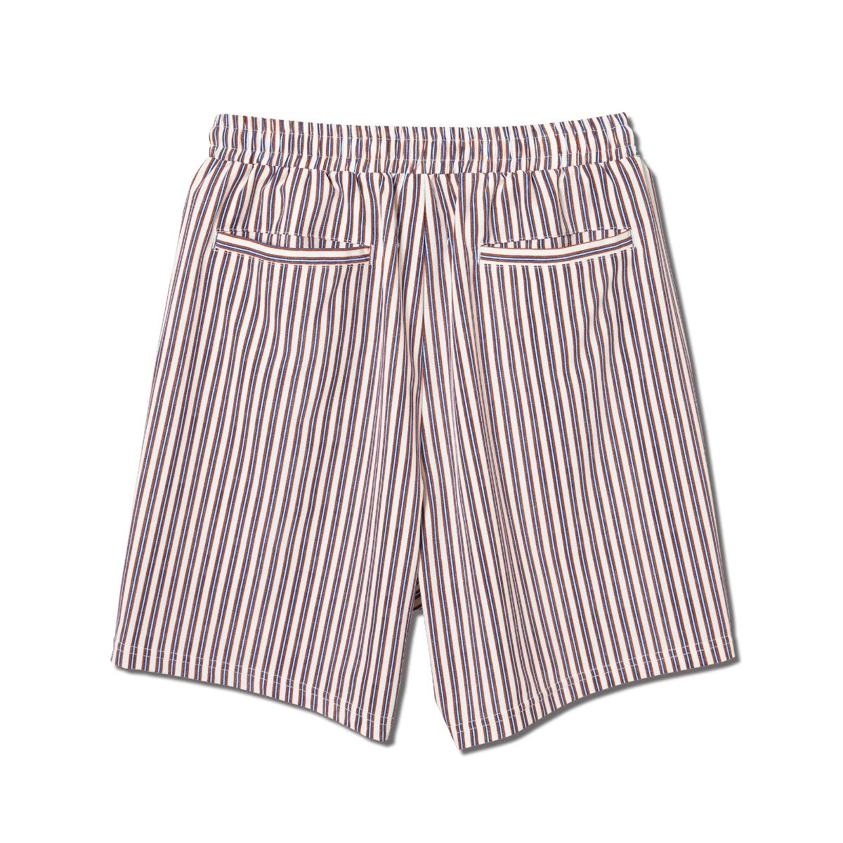 AKTR FREEDOM STRIPE 5.5-IN SHRT WD PNTS アクター フリーダム ストライプ 5.5インチ ショート ワイド パンツ 225-030002【メンズ ハーフパンツ ストライプ ロゴ ワイドシルエット 25FW】