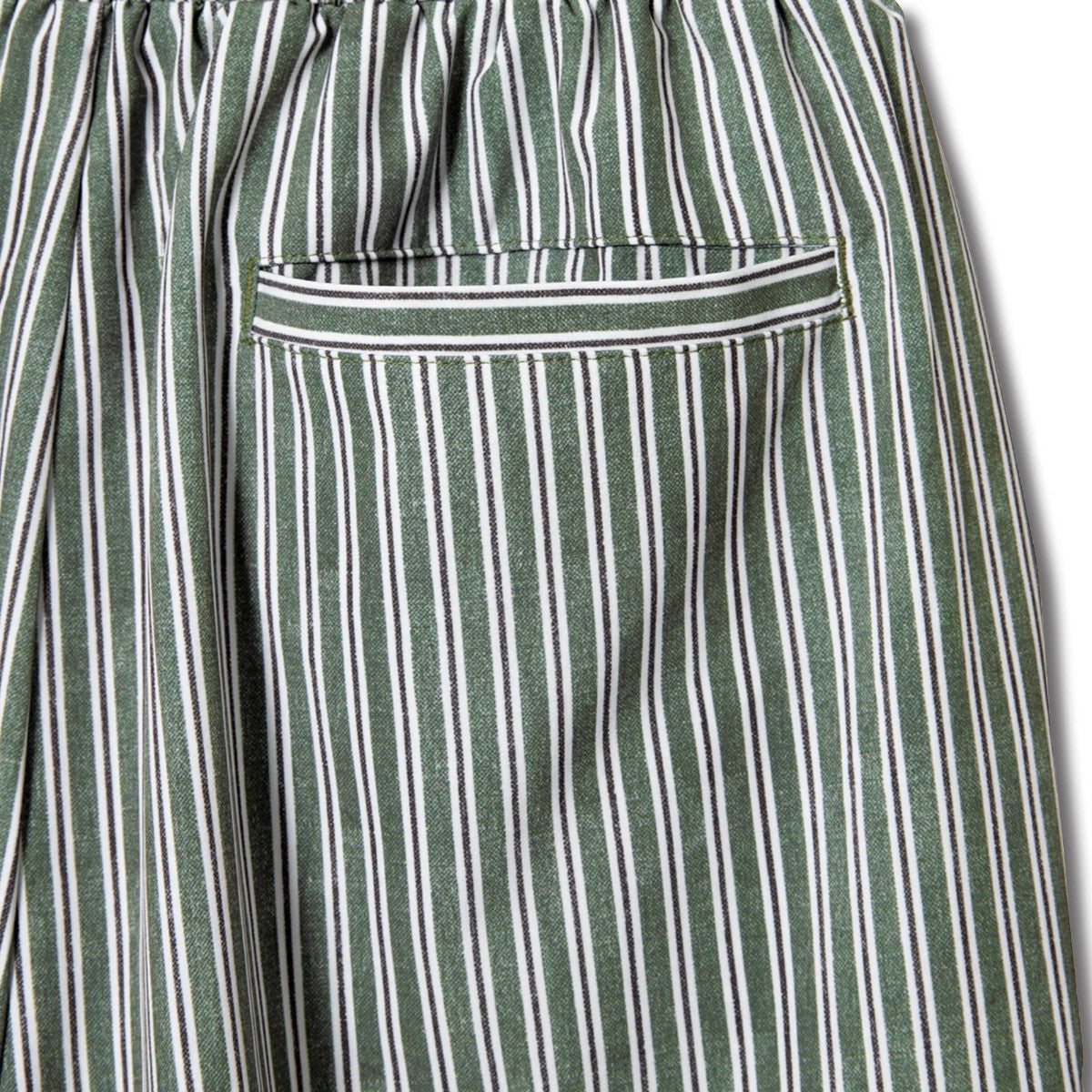 AKTR FREEDOM STRIPE 5.5-IN SHRT WD PNTS アクター フリーダム ストライプ 5.5インチ ショート ワイド パンツ 225-030002【メンズ ハーフパンツ ストライプ ロゴ ワイドシルエット 25FW】