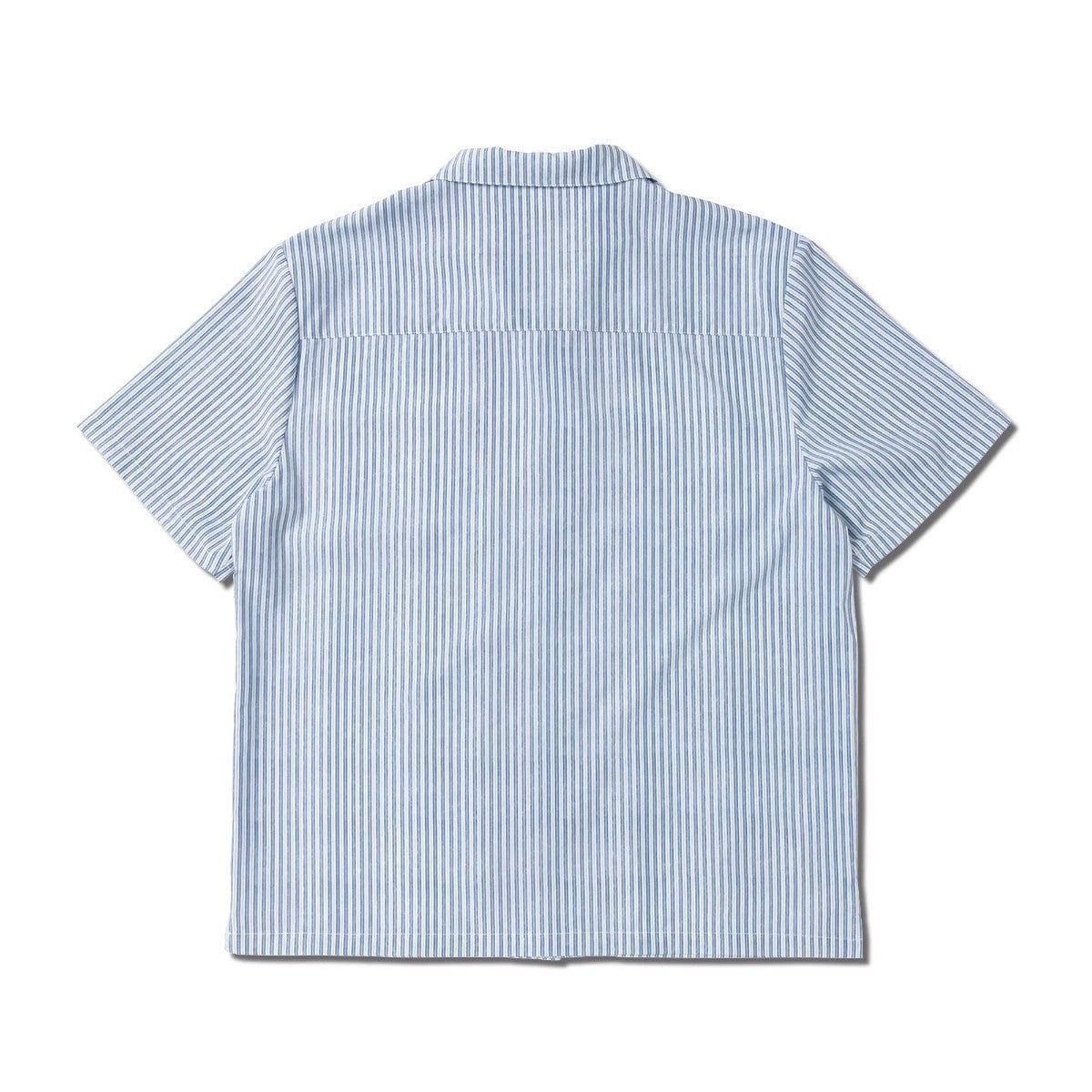 AKTR FREEDOM STRIPE SHIRTS アクター フリーダム ストライプ シャツ 225-031010【メンズ 半袖開襟シャツ ストライプ ロゴ ストレッチ 25FW】