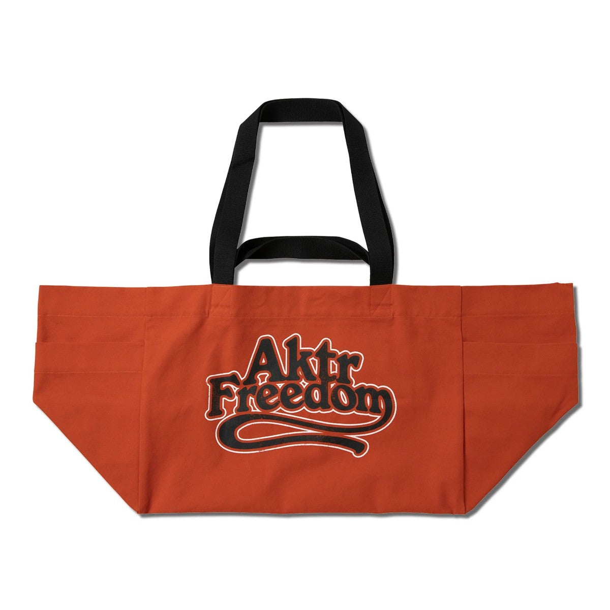 AKTR FREEDOM LOGO BIG TOTE BAG アクター フリーダム ロゴ トートバッグ 225-032022【メンズ トートバッグ ランドリーバッグ ロゴ キャンバス 25FW】