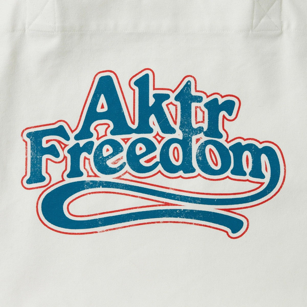 AKTR FREEDOM LOGO BIG TOTE BAG アクター フリーダム ロゴ トートバッグ 225-032022【メンズ トートバッグ ランドリーバッグ ロゴ キャンバス 25FW】