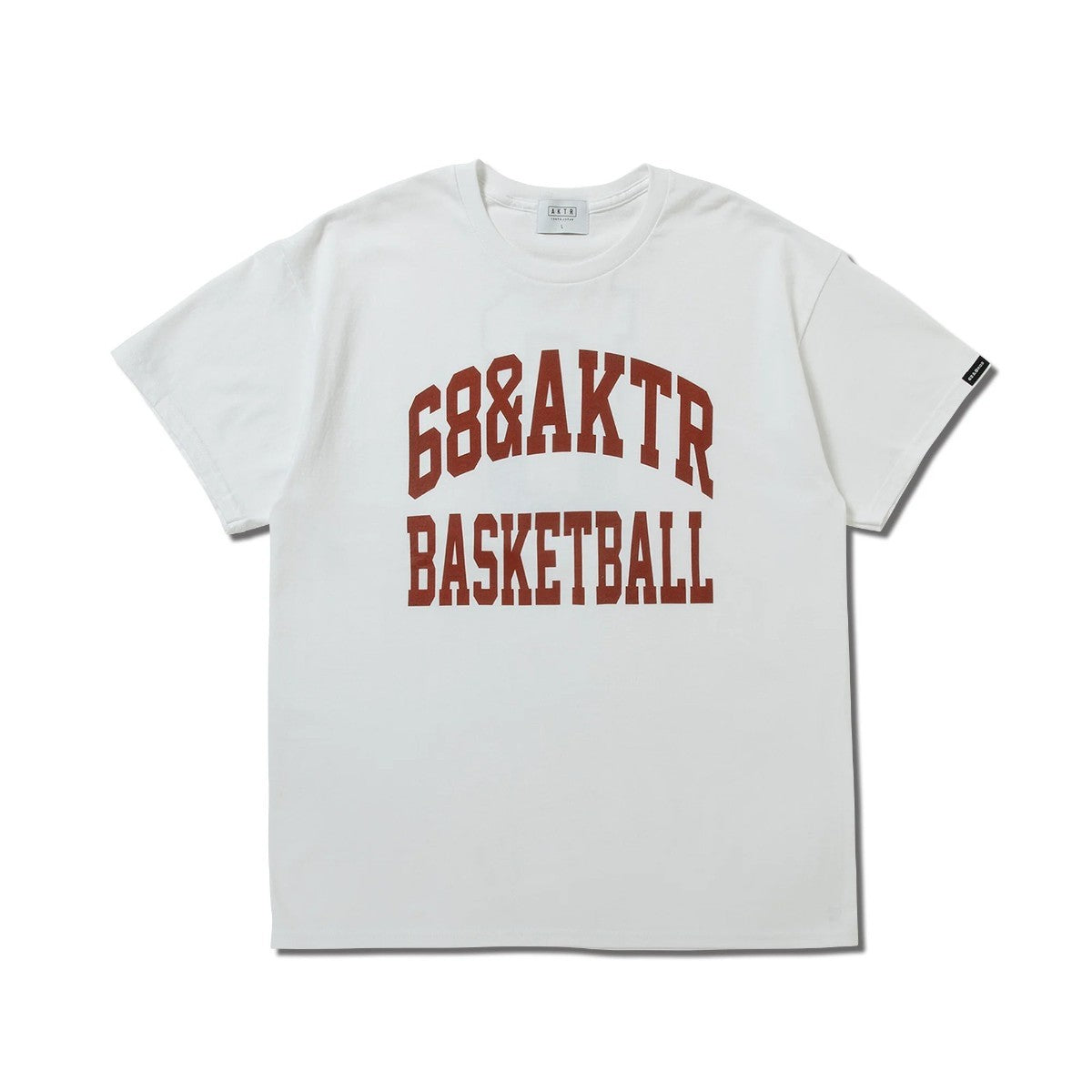 AKTR 68xAKTR ARCH LOGO TEE アクター 68xAKTR アーチロゴ ティー 225-042005【メンズ 半袖Tシャツ カレッジロゴ コラボ 25FW】