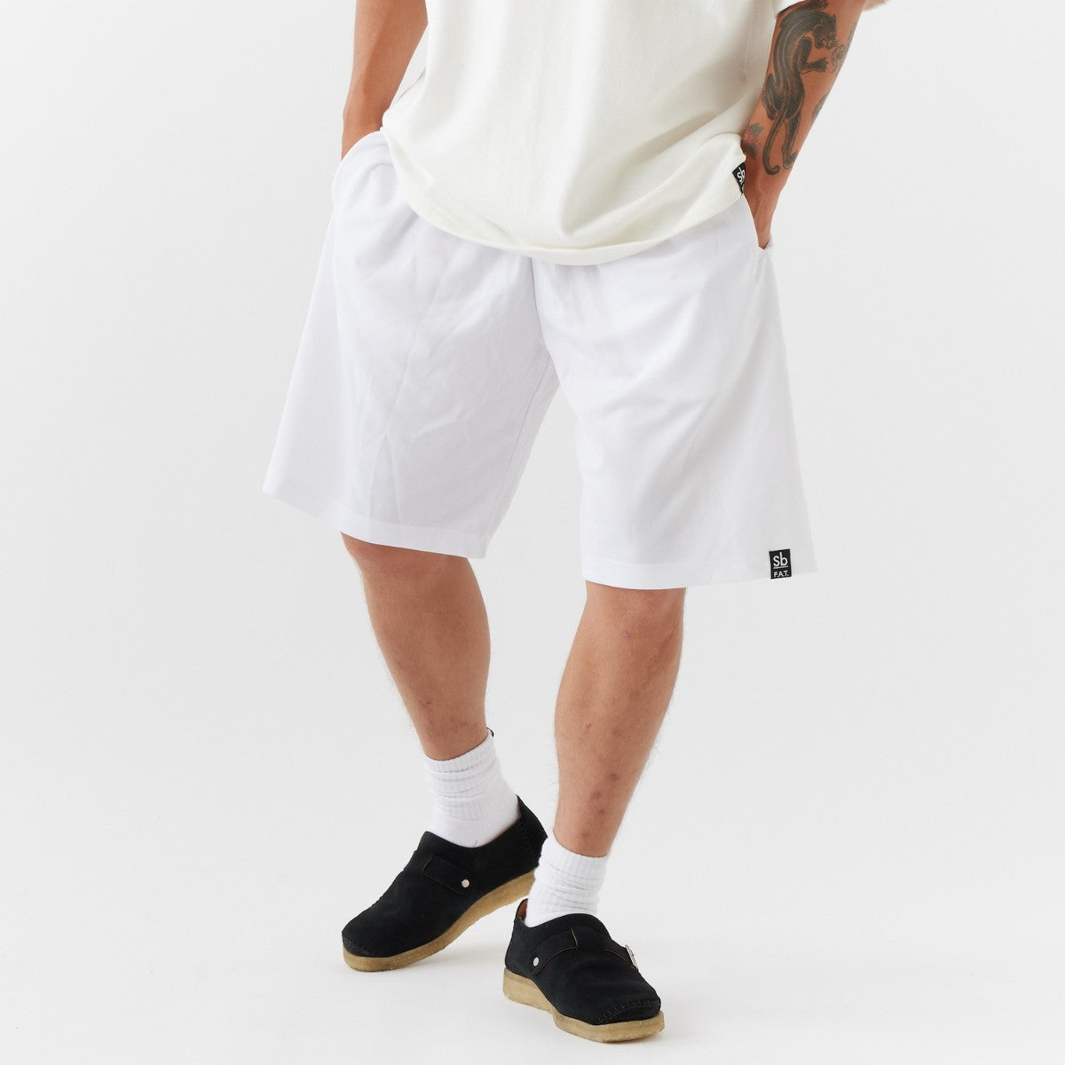 FAT JC01 エフエイティー JC01 F32310-PN25【メンズ ハーフパンツ ショーツ ジャージ メッシュ ルームウェア 25FW】