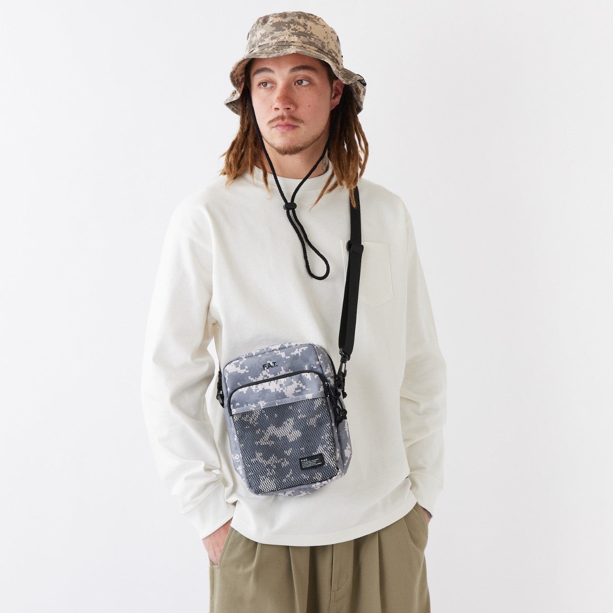 FAT SLINGPAK エフエイティー スリングパック F32520-BG02【メンズ ショルダーバッグ ボディバッグ ポーチ 25FW】