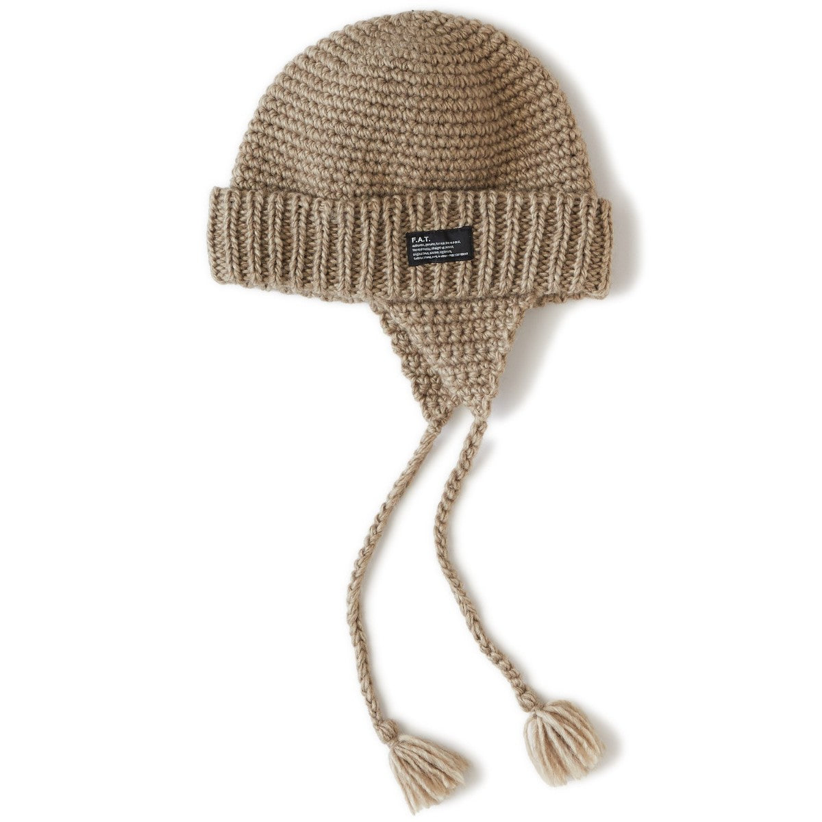 FAT EAROVER エフエイティー イヤーオーバー F32520-CP18【メンズ ニットキャップ イヤーフラップ ハンドメイド 防寒 25FW】