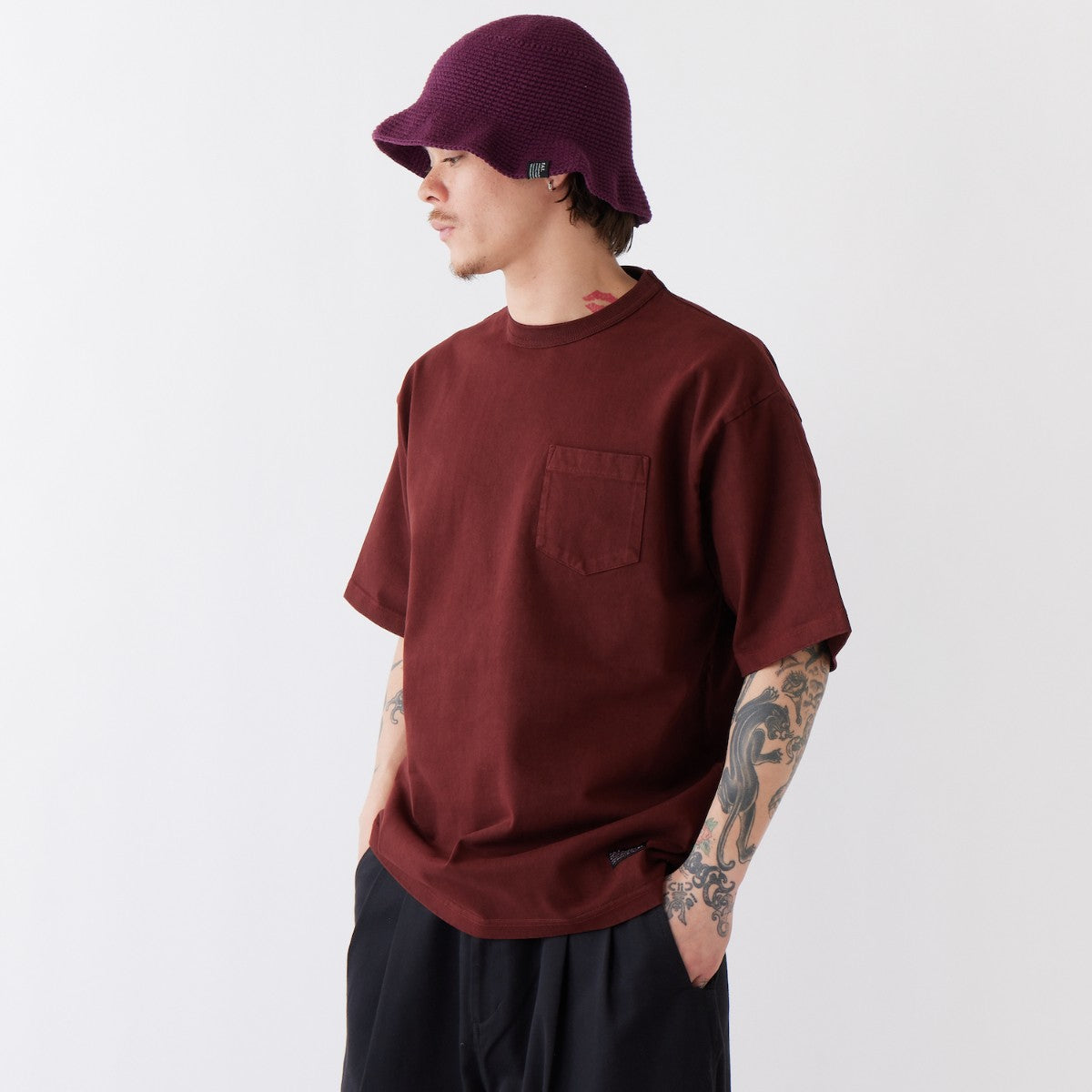 FAT FADEMENTee エフエイティー フェイドメンティー F32520-CT07【メンズ 半袖Tシャツ 五分袖 カットソー 13oz 天竺 25FW】