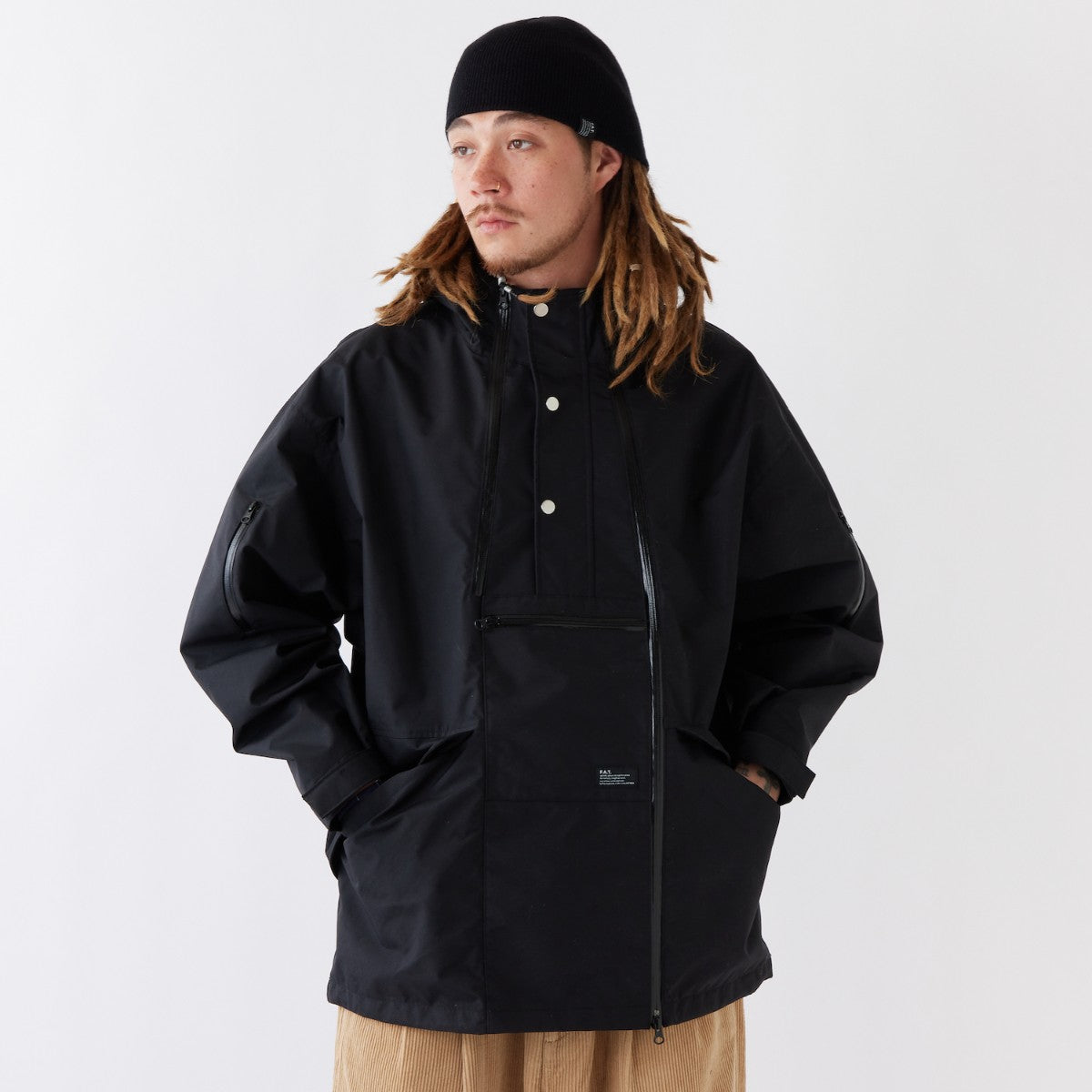 FAT STEEPTEX エフエイティー スティープテックス F32520-JK01【メンズ シェルジャケット ナイロンジャケット 止水ファスナー 3レイヤー アウター 25FW】