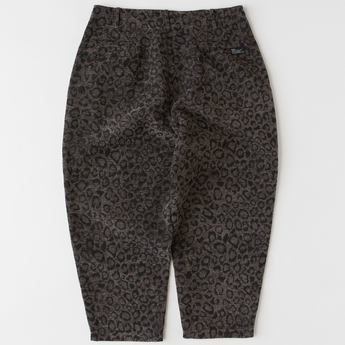 FAT GOBEROUSER エフエイティー ゴベラウザー F32520-PN25【メンズ ワイドパンツ ゴブランジャガード アニマル柄 イージーパンツ 秋冬 25FW】