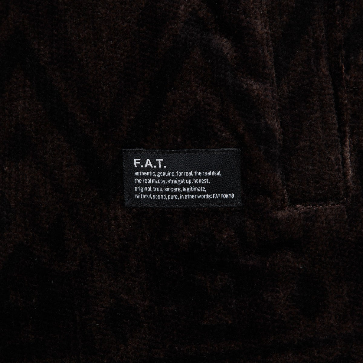 FAT NATIGAN エフエイティー ネイティガン F32520-SH16【メンズ スナップカーディガン コーデュロイ ネイティブ柄 リラックスシルエット 秋冬 25FW】