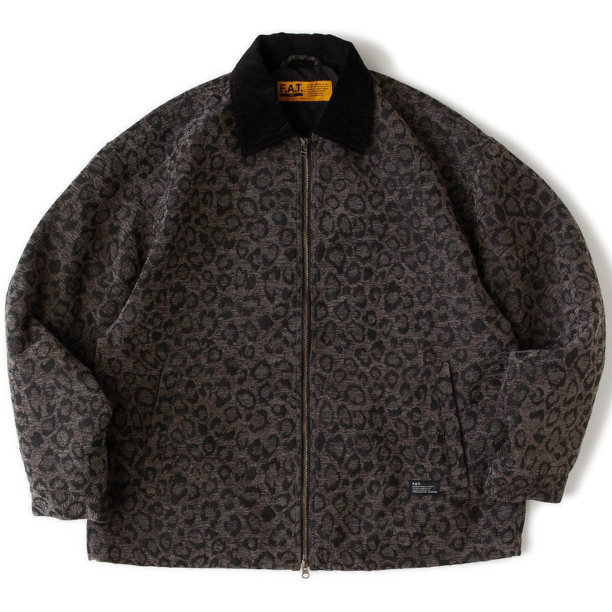 FAT GOBEZZLER エフエイティー ゴベズラー F32520-SH18【メンズ ゴブランジャガード ブルゾン アニマル柄 リラックスシルエット 秋冬 25FW】