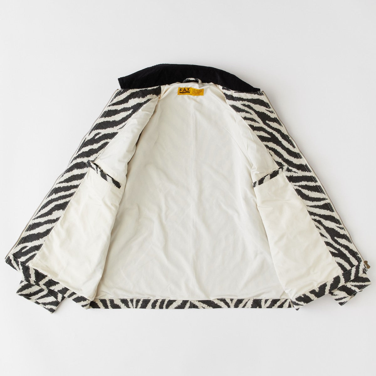 FAT GOBEZZLER エフエイティー ゴベズラー F32520-SH18【メンズ ゴブランジャガード ブルゾン アニマル柄 リラックスシルエット 秋冬 25FW】