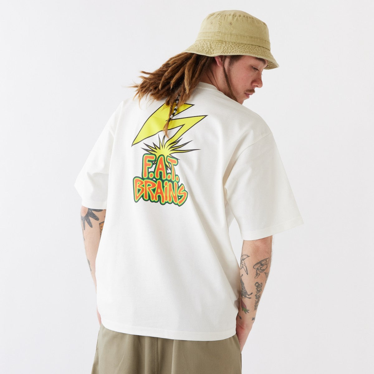 FAT FATBRAIN エフエイティー ファットブレイン F32520-TS06【メンズ 半袖Tシャツ カットソー グラフィック バックプリント ヘビーウェイト 25FW】