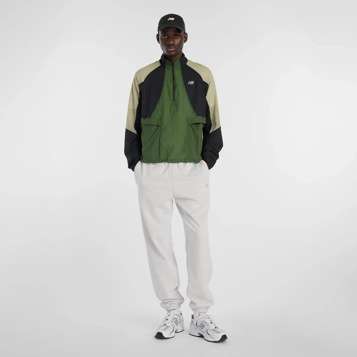 New Balance Water Resistant Jacket ニューバランス ウォーター レジスタント ジャケット MO53206【メンズ ジャケット 撥水 防水 軽量 ナイロン アウトドア 25FW】