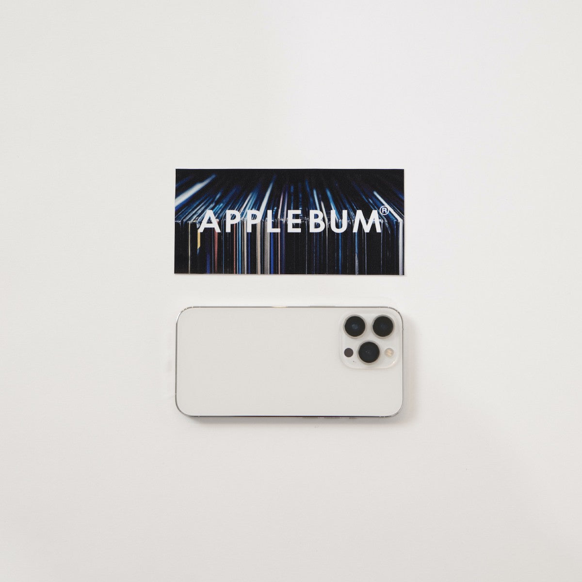 APPLEBUM ”Vinyl Box” Sticker アップルバム "ヴァイナル ボックス” ステッカー HS2511002【メンズ シール グラフィック レコード ロゴ 25SS】