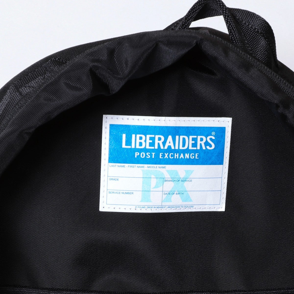 Liberaiders PX TACTICAL BACKPACK リベレイダースPX タクティカル バックパック 899032501【メンズ バッグ リュック ナイロン 大容量 多機能 通勤 25FW】