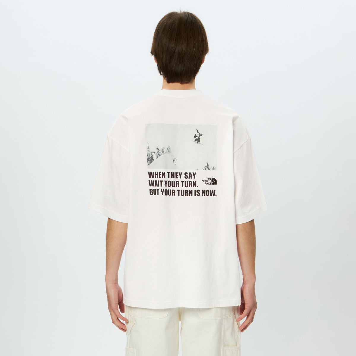 THE NORTH FACE S/S FREERIDE TEE ザ・ノース・フェイス ショートスリーブフリーライドティー NT82532【メンズ Tシャツ 速乾コットン グラフィックTシャツ カジュアルウェア アウトドア 25FW】