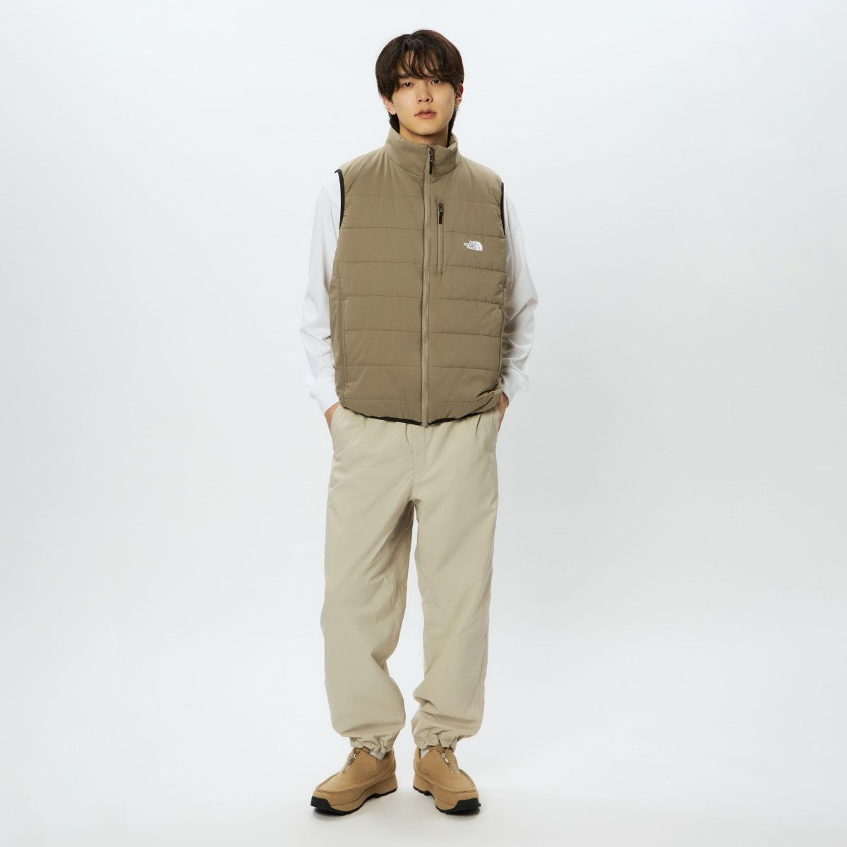 THE NORTH FACE LIGHT RIDER VEST ザ・ノース・フェイス ライトライダーベスト NY82555【メンズ アウター ベスト リップストップ 撥水 軽量 25FW】