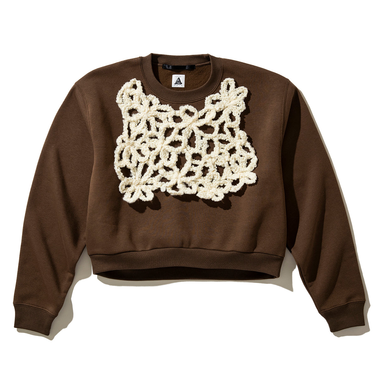 YuumiARIA EMBROIDERY SWEAT ユウミアリア エンブロイダリースウェット 252-AC008【レディース スウェット 長袖 刺繍 25FW】