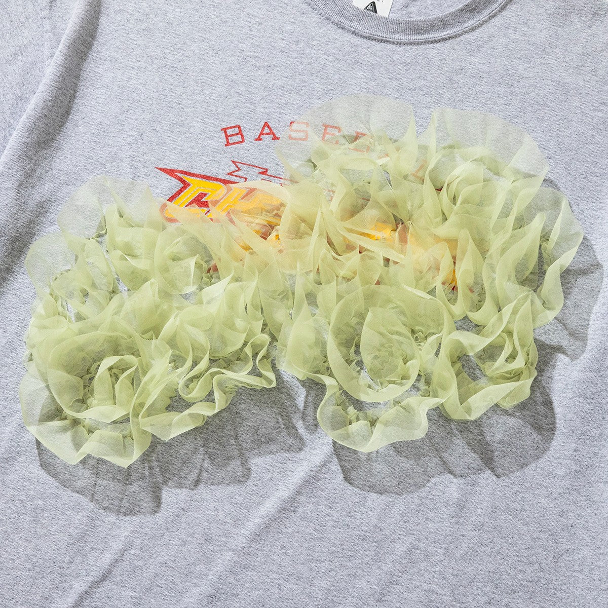 YuumiARIA FRILL FROWER ユウミアリア フリル フラワー 252-AR001【レディース 半袖Tシャツ 古着リメイク アソート 25FW】