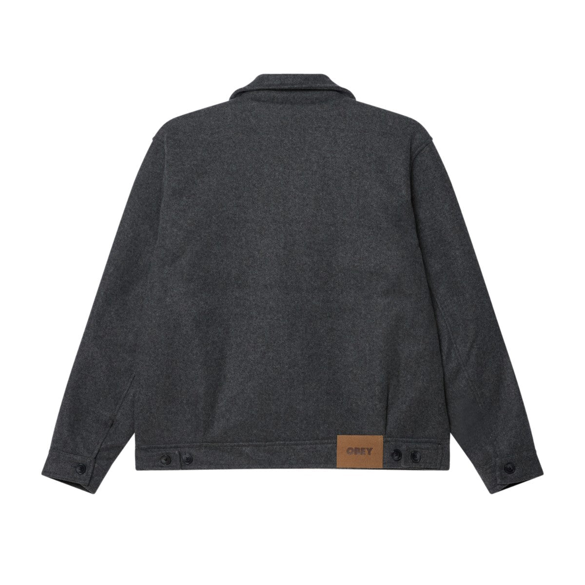 OBEY LENOX ZIP JACKET オベイ レノックス ジップ ジャケット 121800614【メンズ ジップジャケット アウター 中綿入り レギュラーフィット カジュアル 25FW】