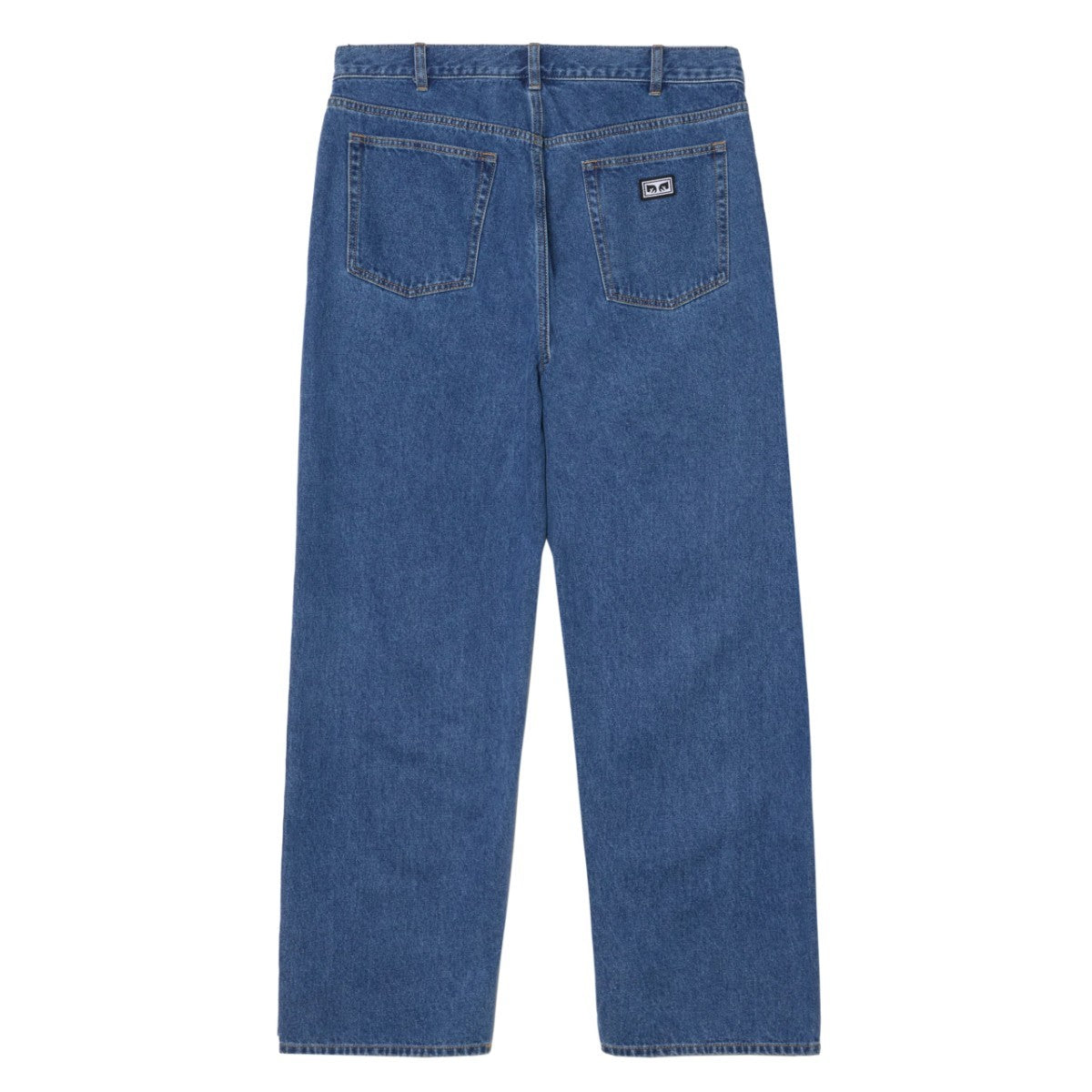 OBEY BIGWIG BAGGY DENIM オベイ ビッグウィッグ バギー デニム 142010087【メンズ デニム ジーンズ バギーパンツ ワイドシルエット ロゴ刺繍 25FW】