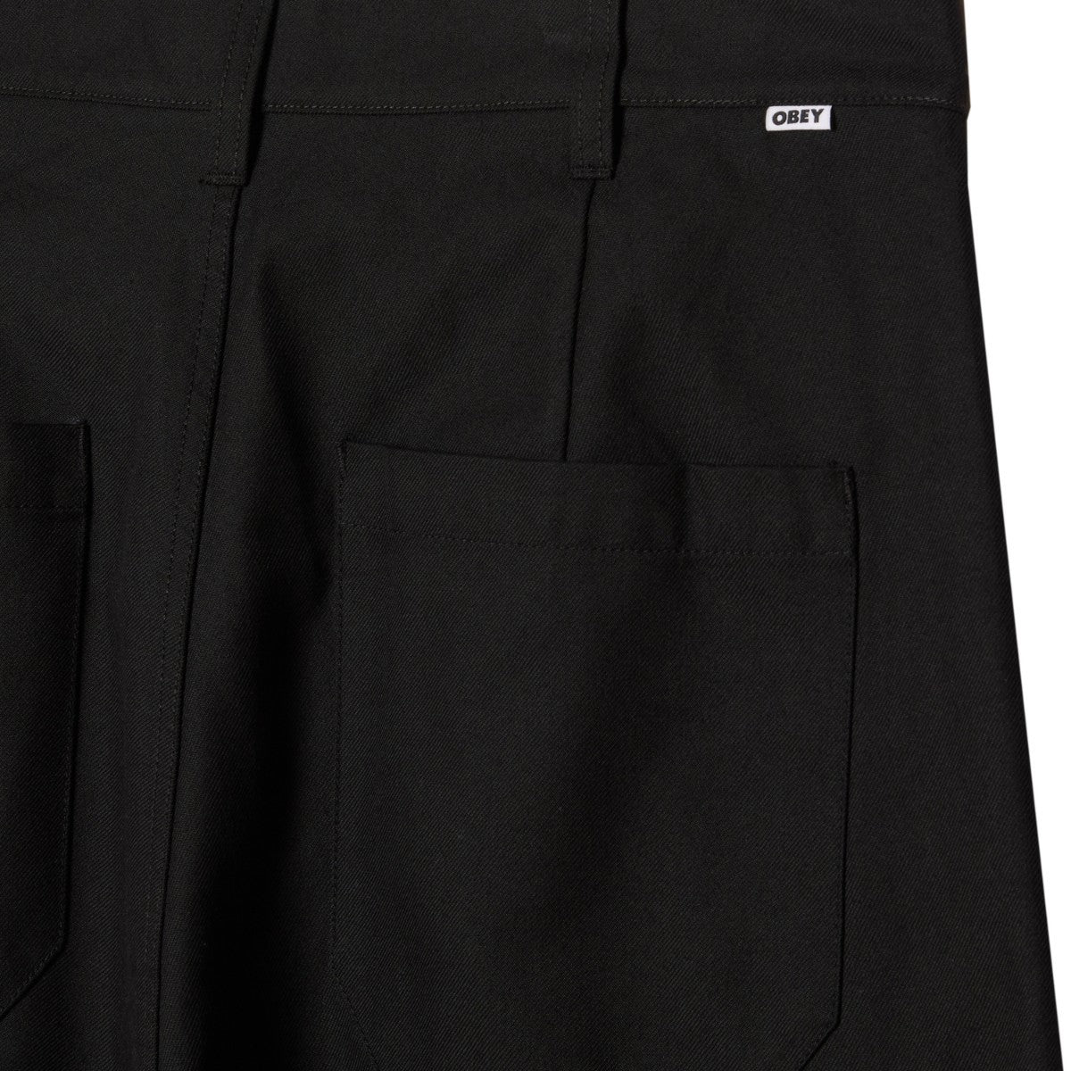 OBEY OLIVER PLEATED PANT オベイ オリバー プリーテッド パンツ 142020243【メンズ ボトムス パンツ ジッパーフライ ストレートレッグ 25FW】