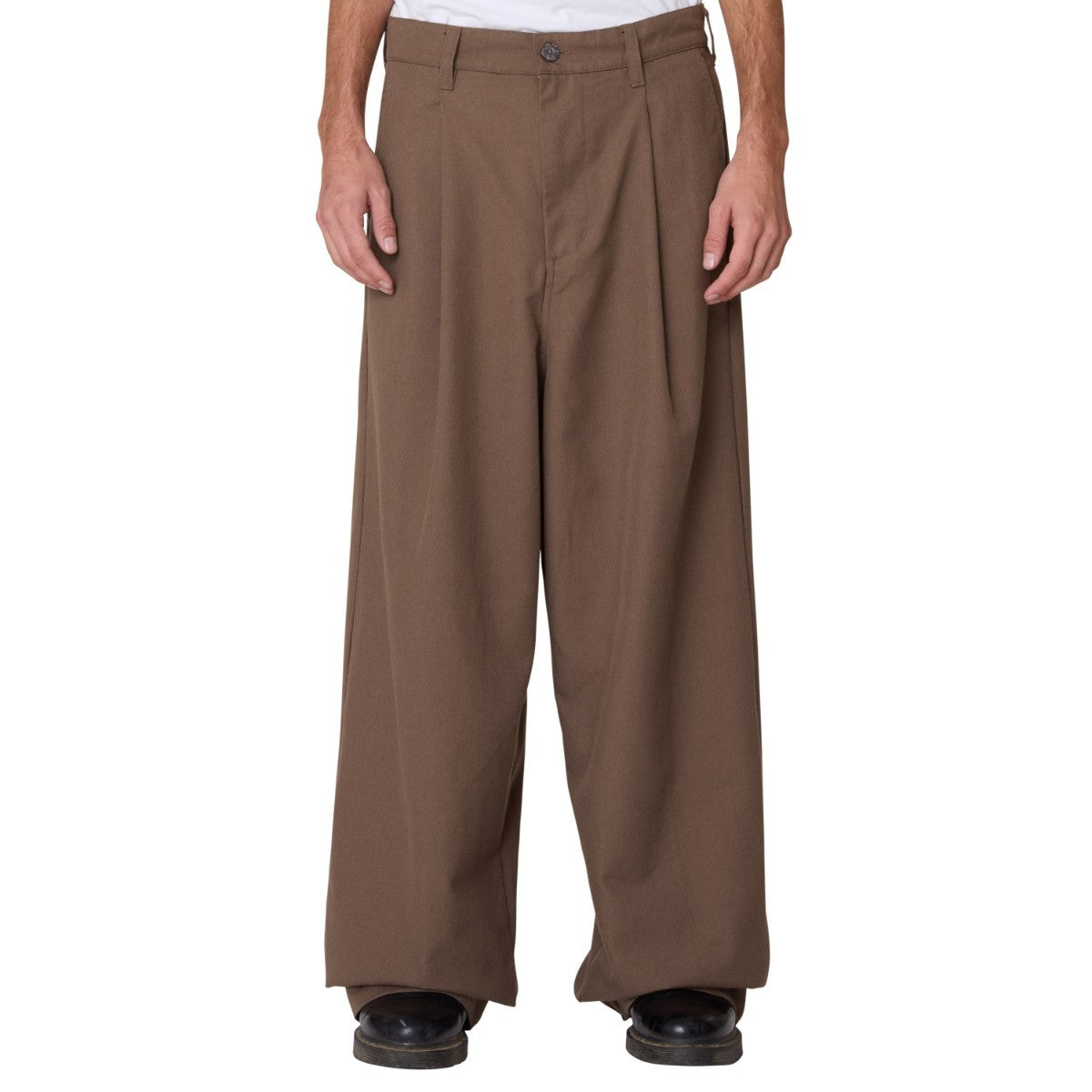 OBEY OLIVER PLEATED PANT オベイ オリバー プリーテッド パンツ 142020243【メンズ ボトムス パンツ ジッパーフライ ストレートレッグ 25FW】